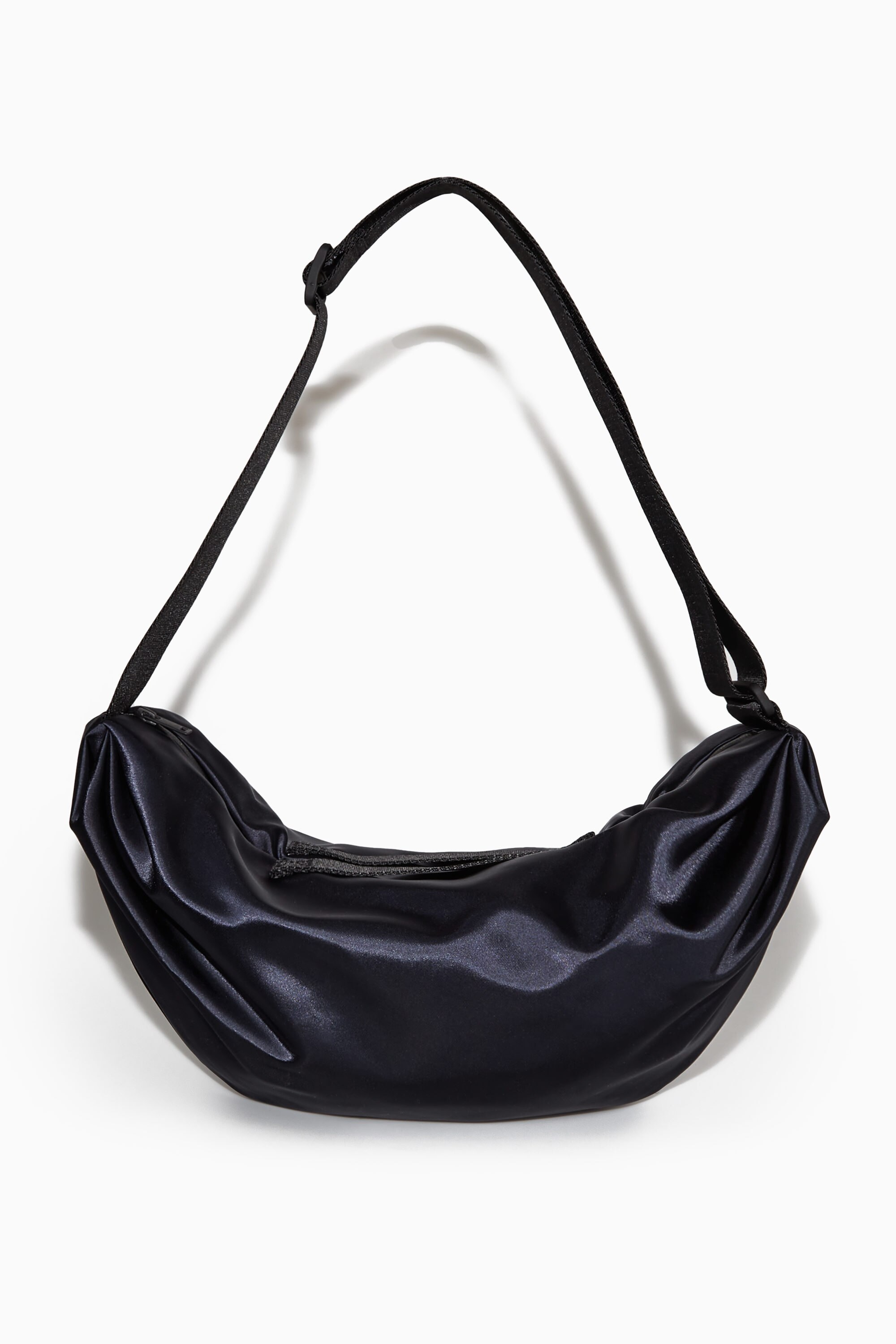 【COS】 High Shine Crossbody Bag Navy COS High-Shine Crossbody | endource