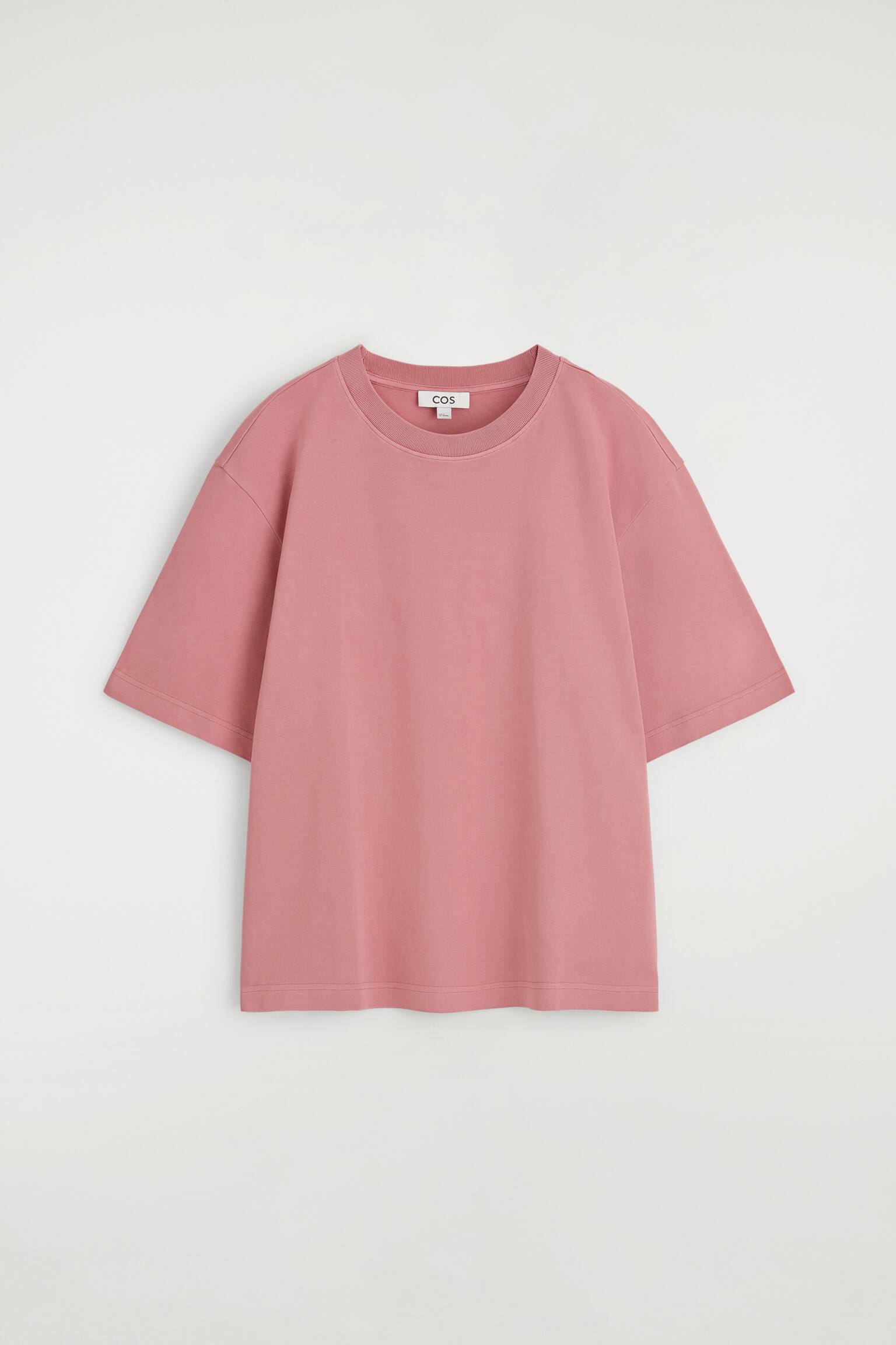 OVERSIZED T-SHIRT - ROSA/MØRKEBRUN/HVID/SORT - 2