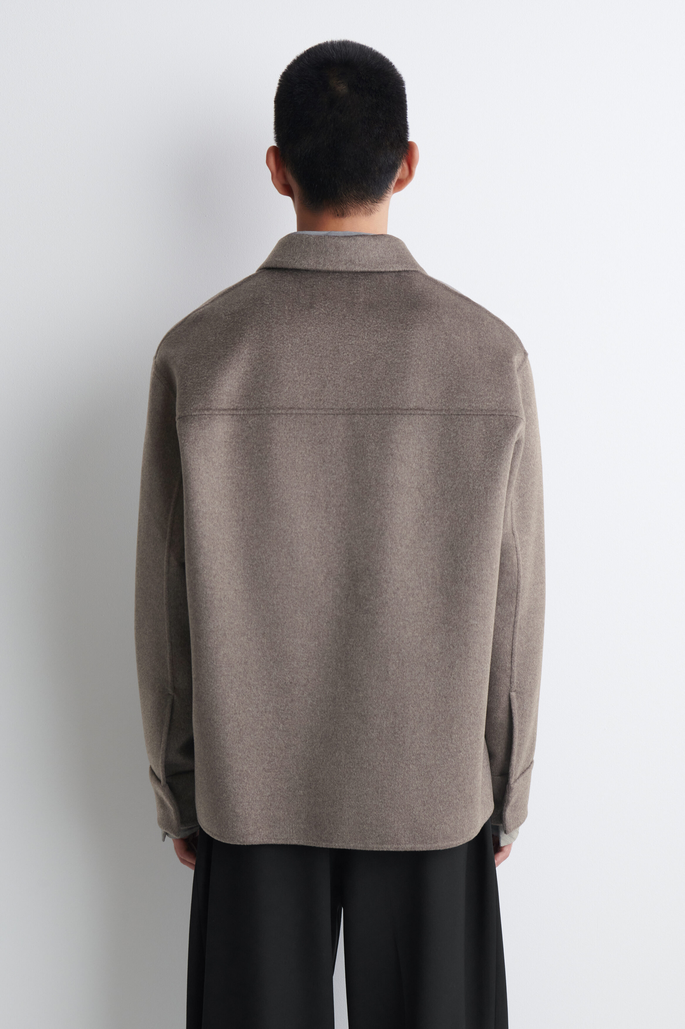 DOUBLE-FACED CASHMERE SHIRT - thumbnail 5