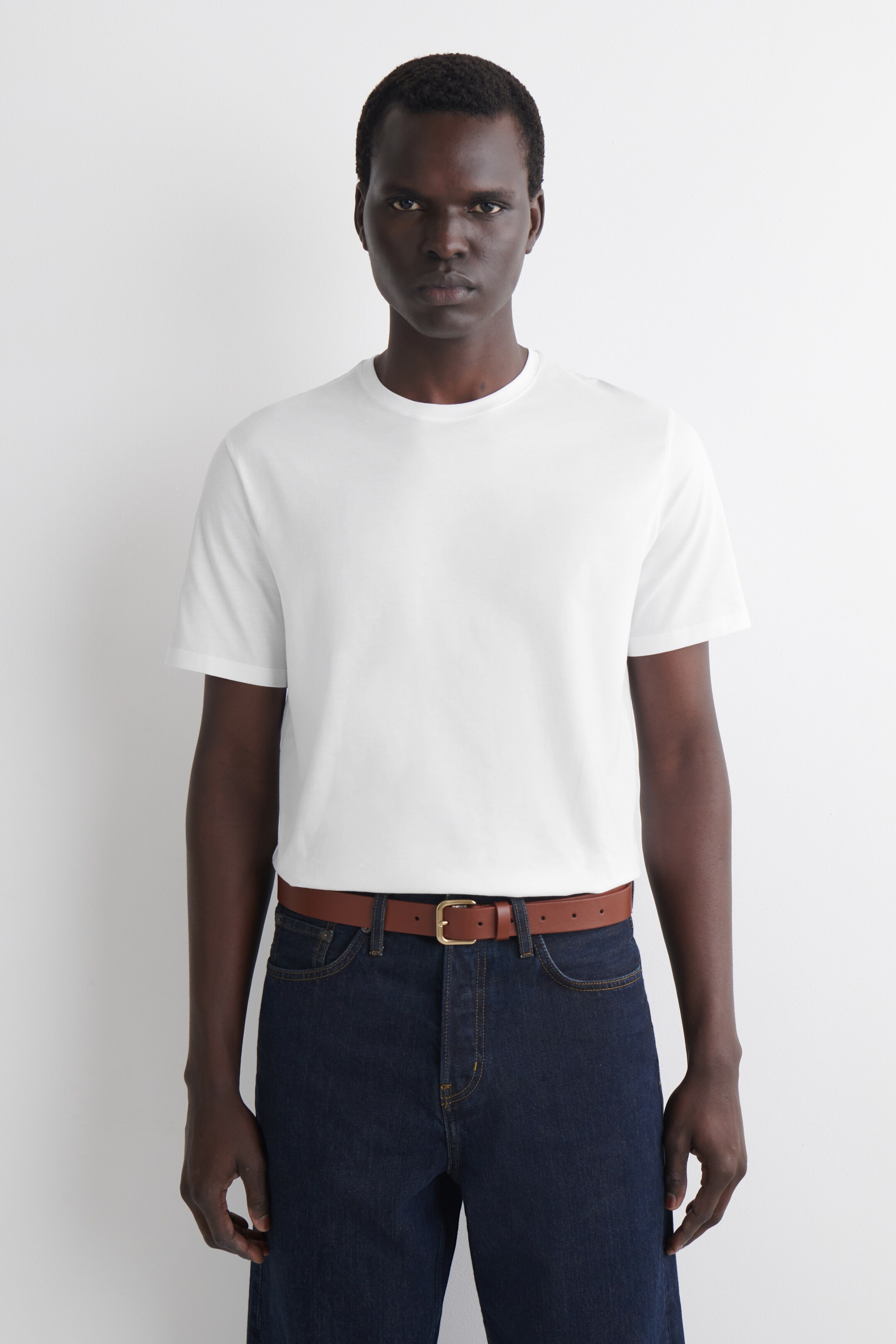 Agrandir l'image: LOT DE 3 T-SHIRTS À COL ROND EN COTON - BLEU MARINE / BLANC / GRIS - HOMME | H&M CH 2