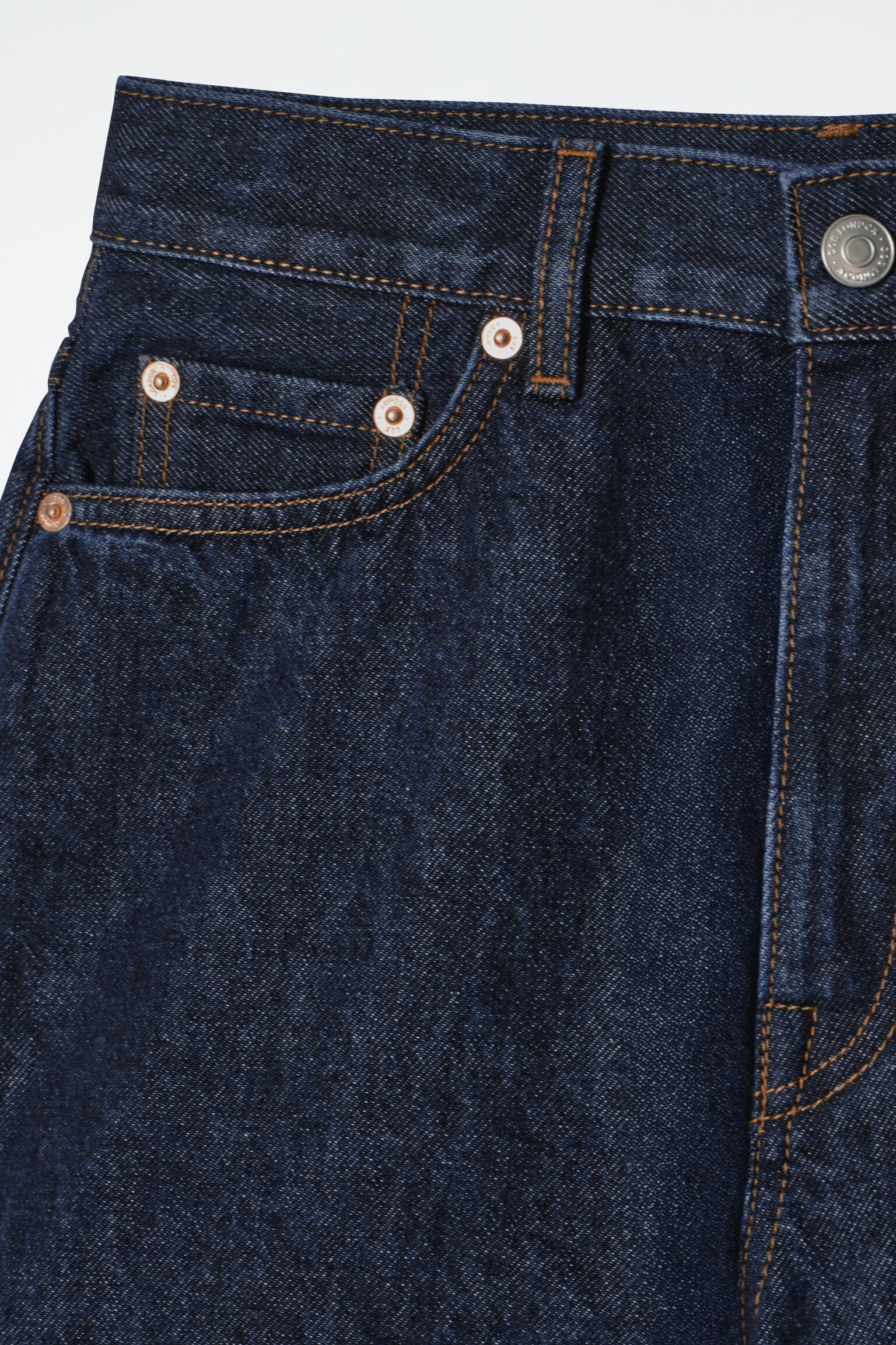 SHORT TAILLE HAUTE EN DENIM - INDIGO/BLEU DÉLAVÉ - 7