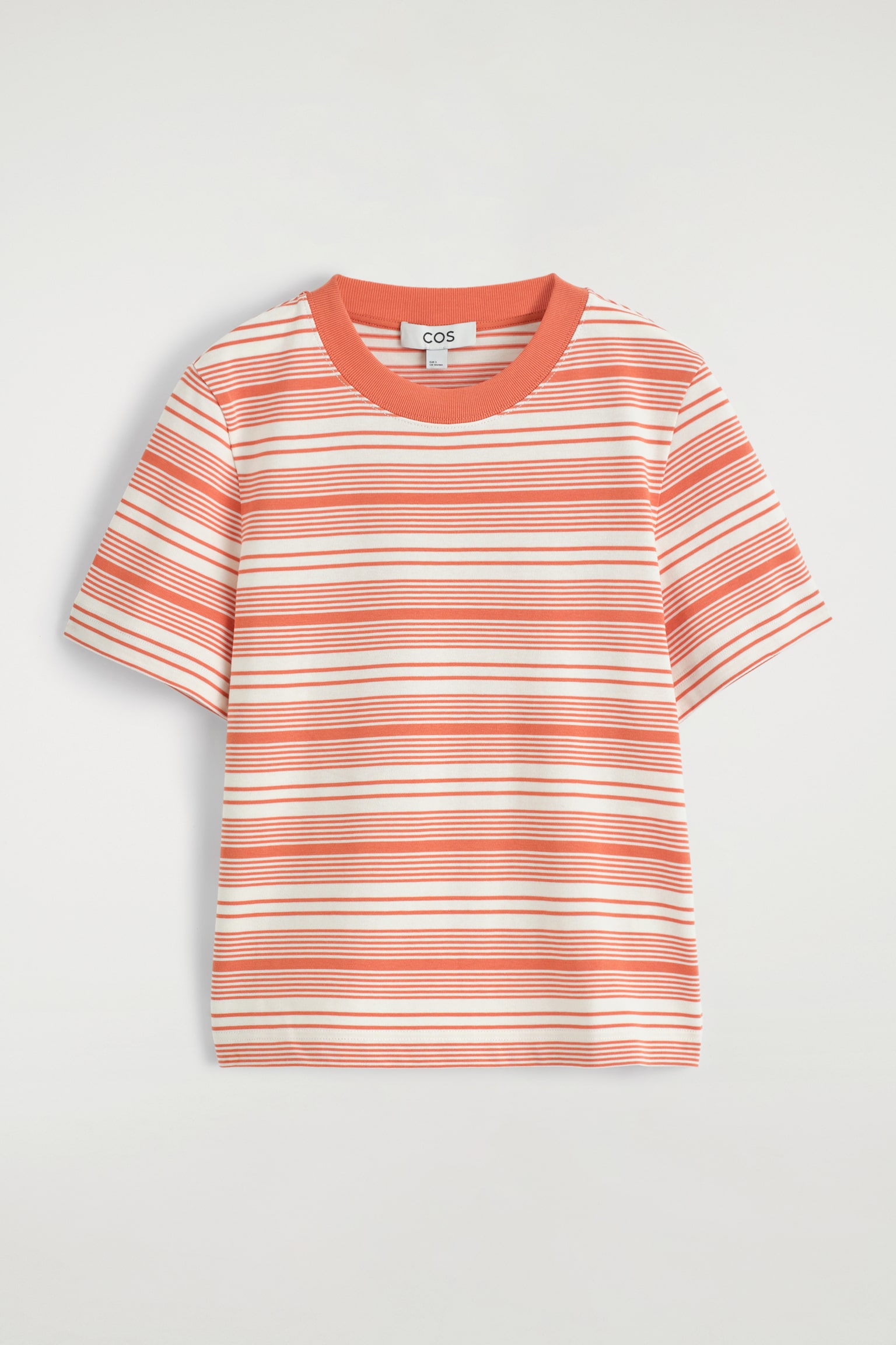 T-SHIRT LINEARE DAL TAGLIO REGOLARE - ARANCIONE / BIANCO / RIGHE/BIANCO/nero/BLU NAVY/ANTRACITE MÉLANGE/BIANCO / BORDEAUX / RIGHE/BEIGE CHIARO/BIANCO / NERO/BLU NAVY / RIGHE/BLU NAVY / BIANCO / RIGHE/ROSA / BLU NAVY/KAKI/GRIGIO MÉLANGE/BLU COBALTO/ROSSO SCURO/BLU/bianco sporco / nero/BLU / RIGHE/ROSA CHIARO/NERO / VERDE / RIGHE/ROSSO - 2