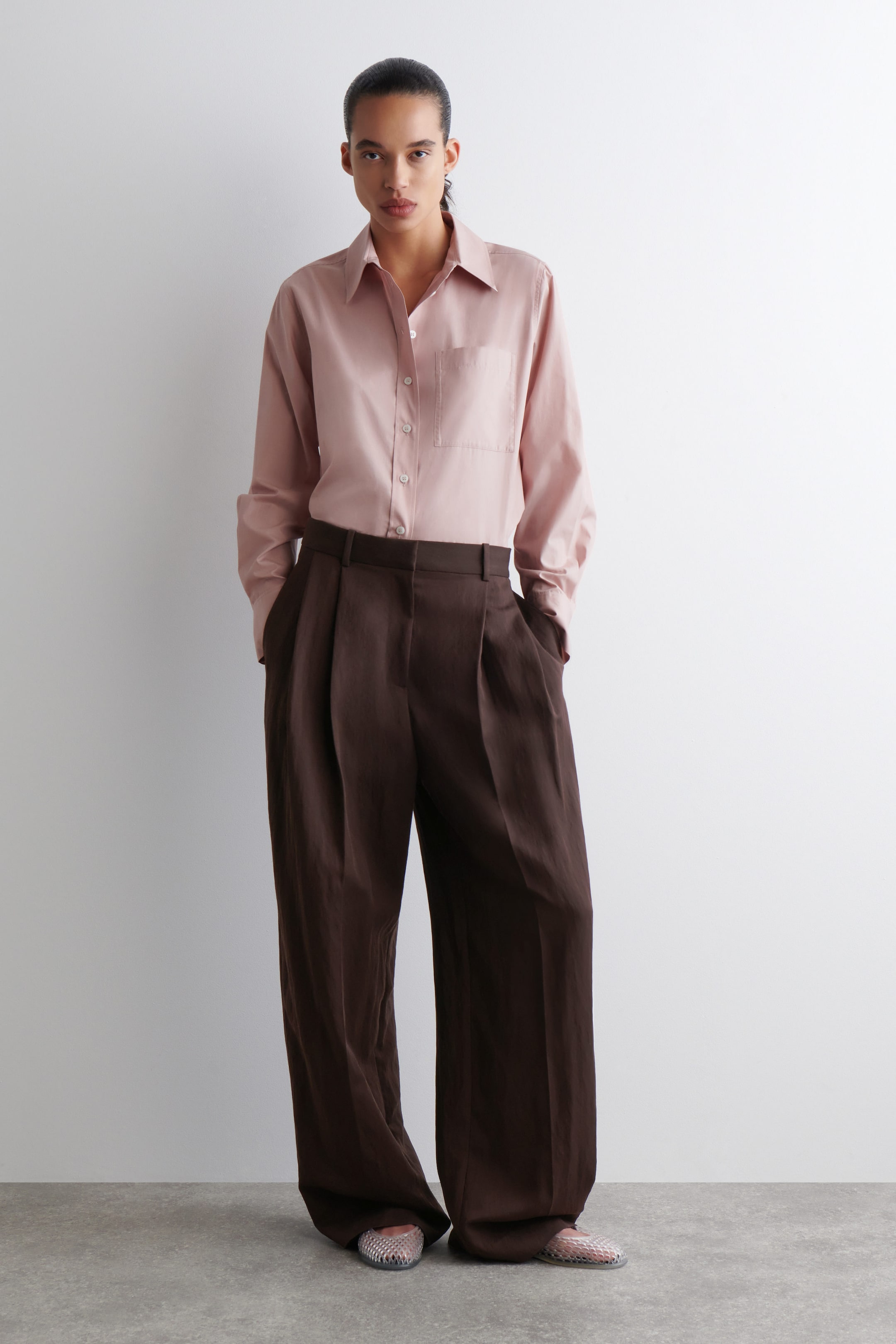 TAILORED PIMA COTTON SHIRT