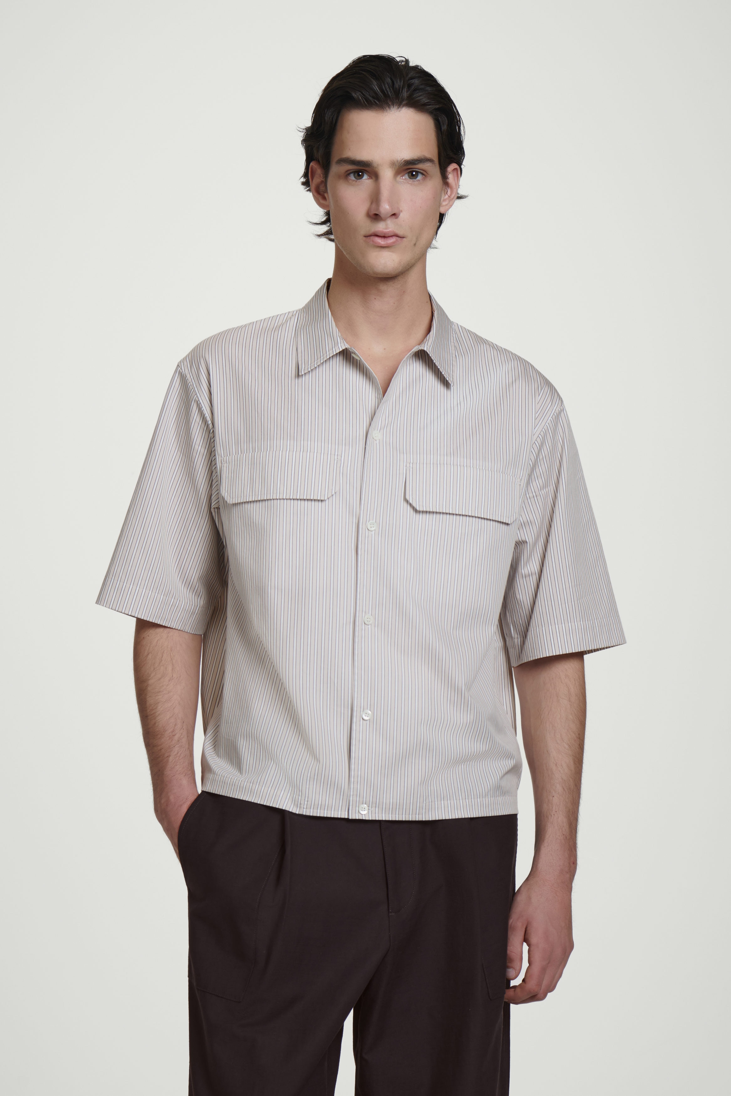 ☆【NASTY FANCY CLUB】☆RIBBED BUTTON SHIRT ONE-PIEC.E☆ One Piece Ships Allover Print Woven Button-Up - BoxLunch