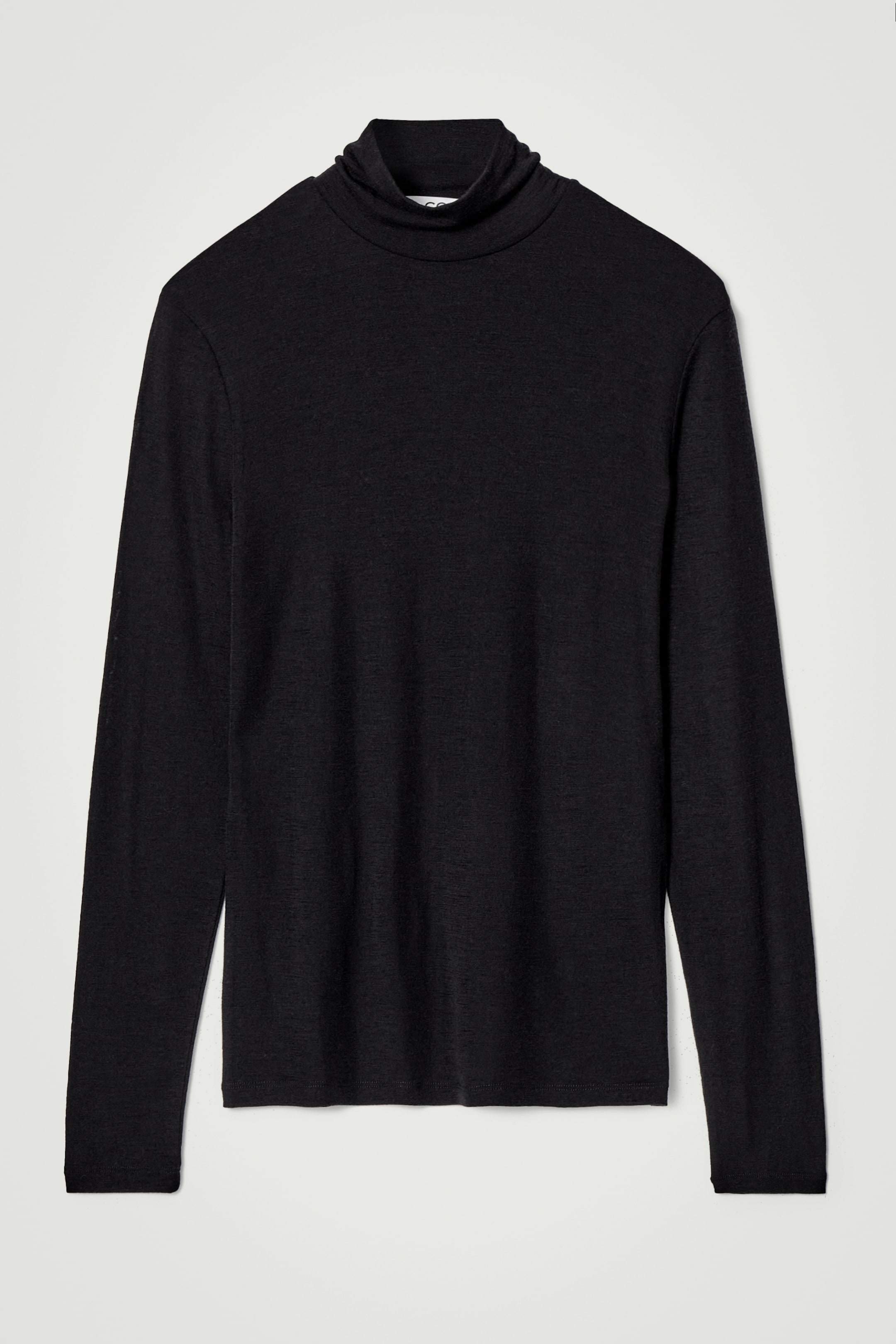 Agrandir l'image: HAUT À COL ROULÉ SLIM EN JERSEY DE LAINE - NOIR - HOMME | H&M BE 5