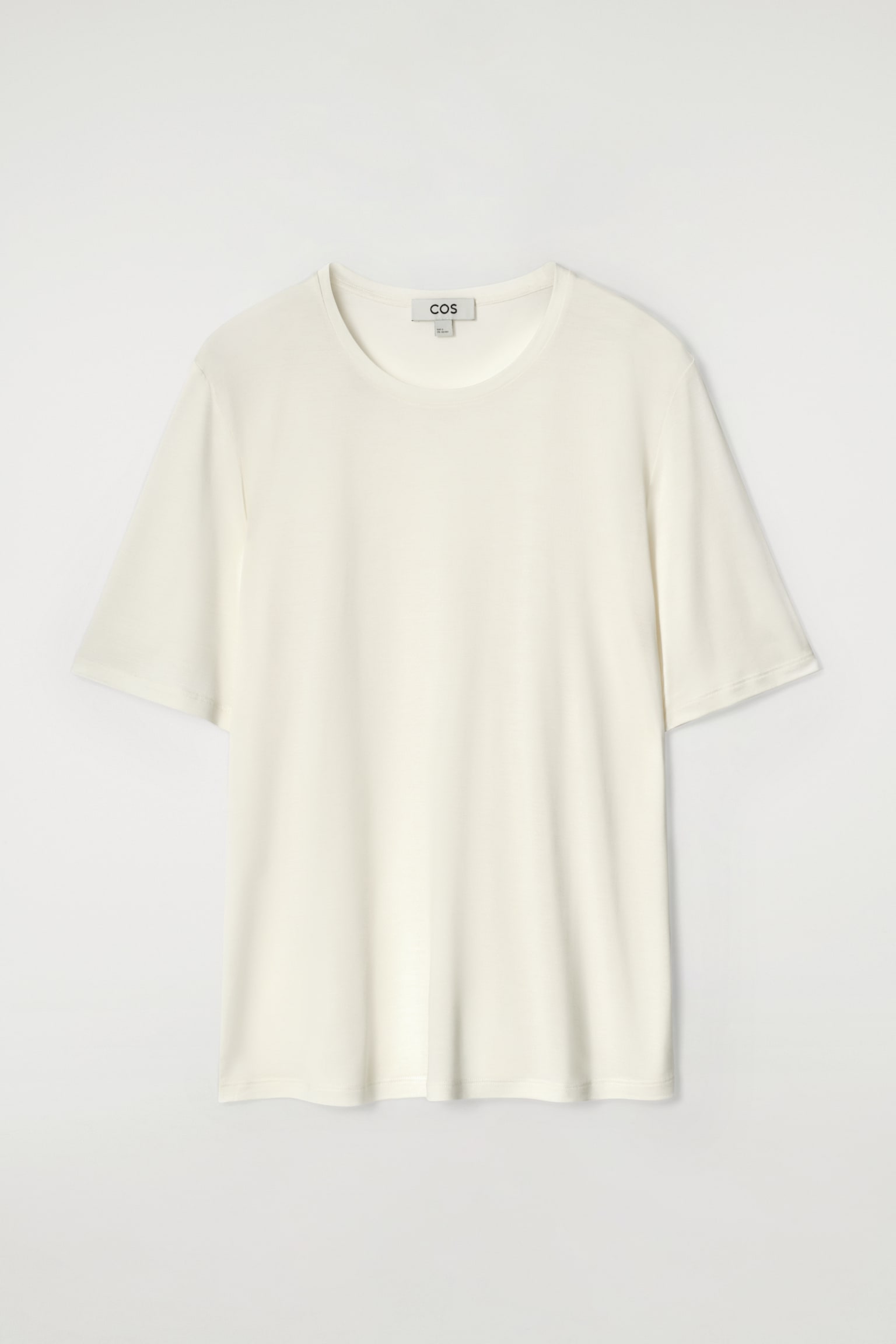 T-SHIRT EN SOIE - IVOIRE - 2