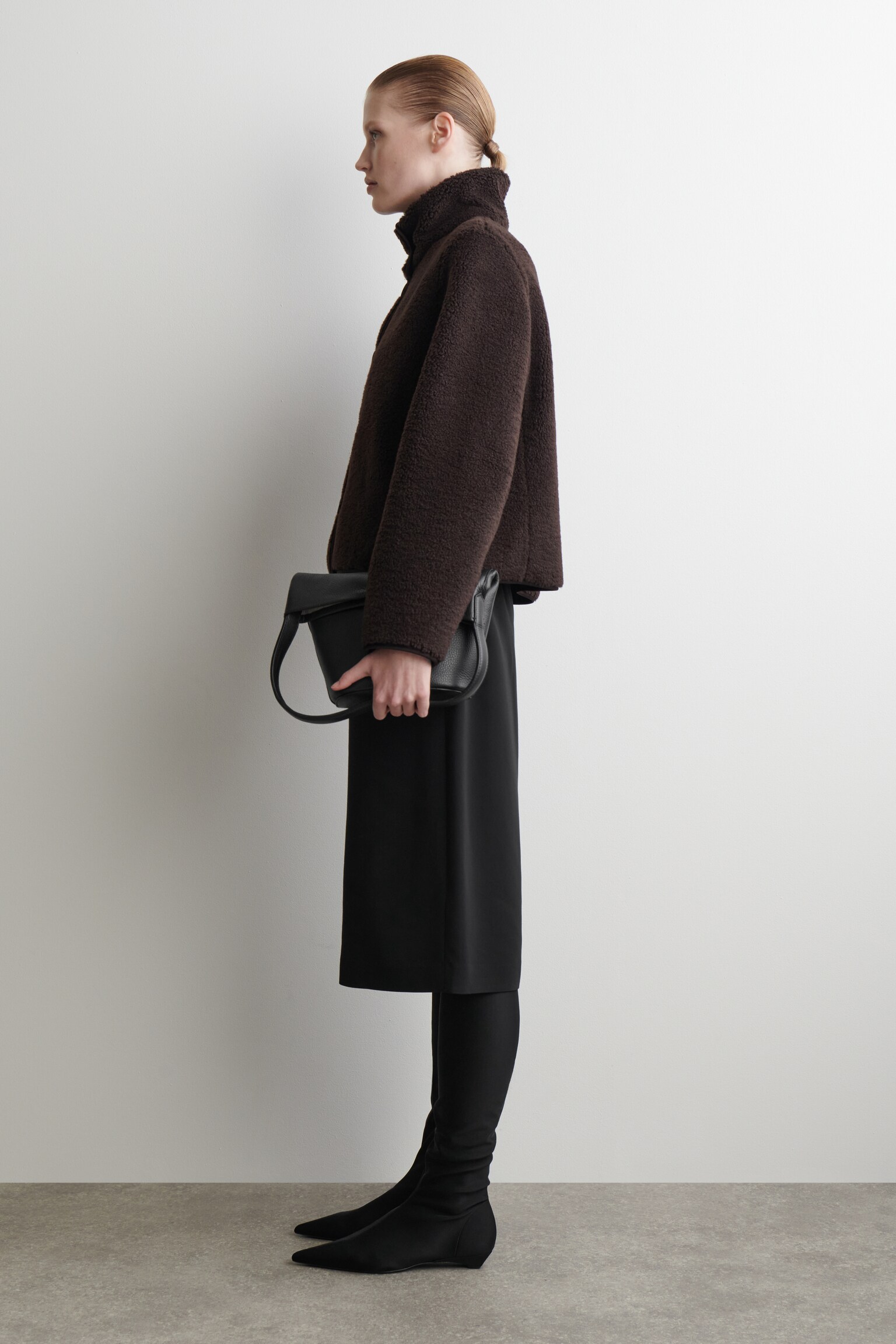 TEDDYJACKE MIT STEHKRAGEN - DUNKELBRAUN/BRAUN - 4