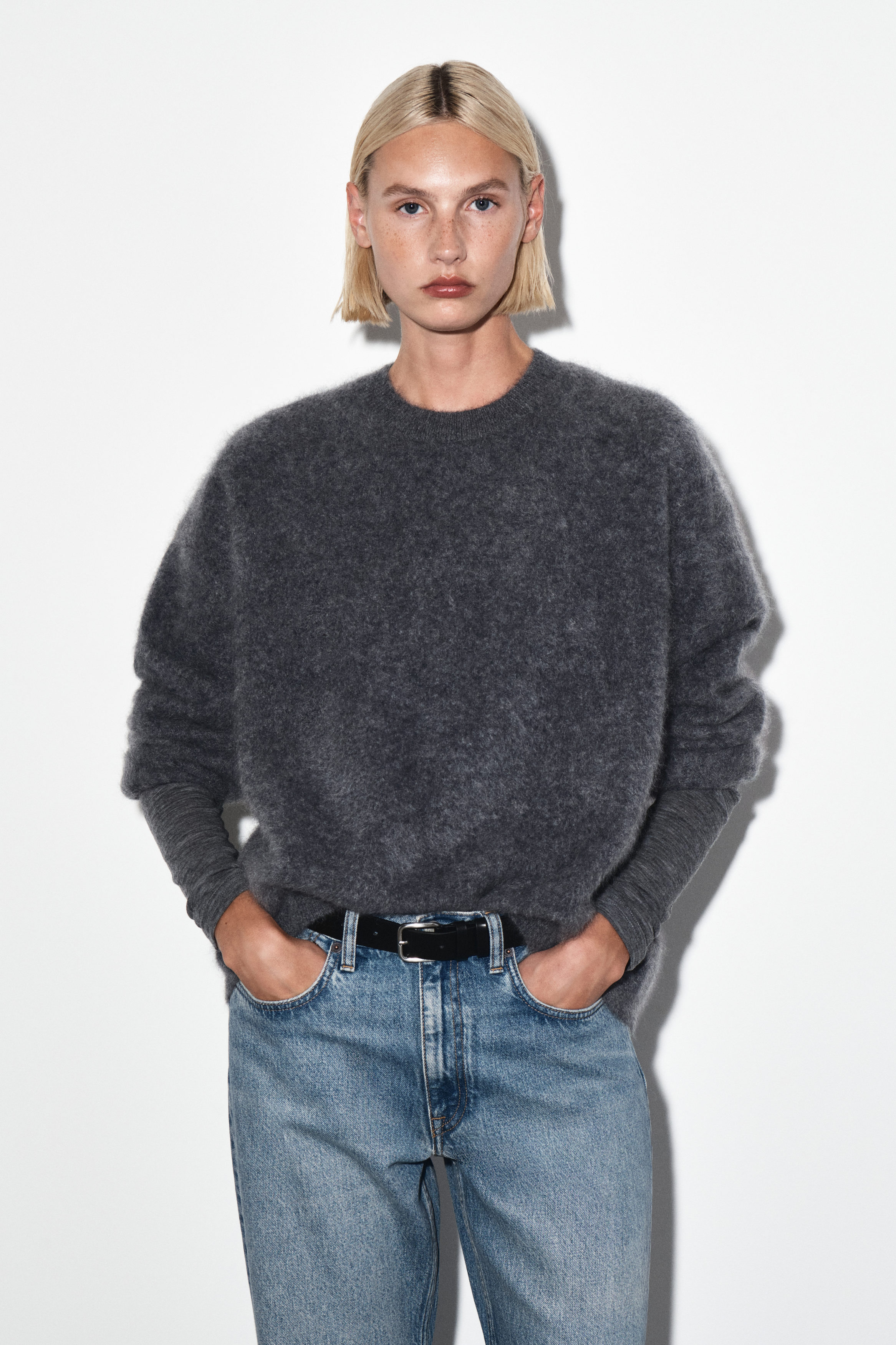 トップス Graphpaper cashmere crew neck knit Washable Cashmere Crew – NAADAM