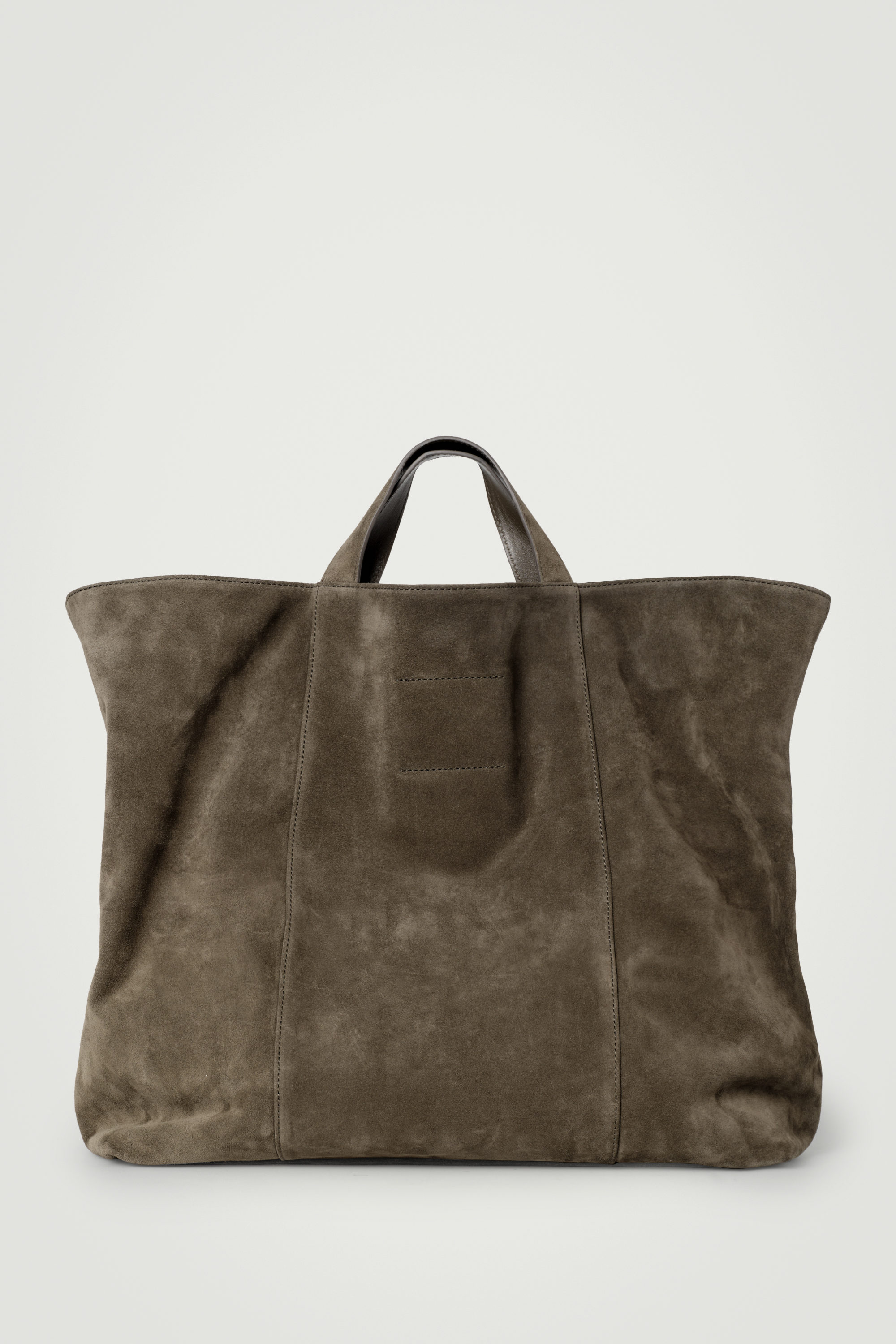 CONVERTIBLE TOTE BAG - SUEDE - KHAKI | COS US