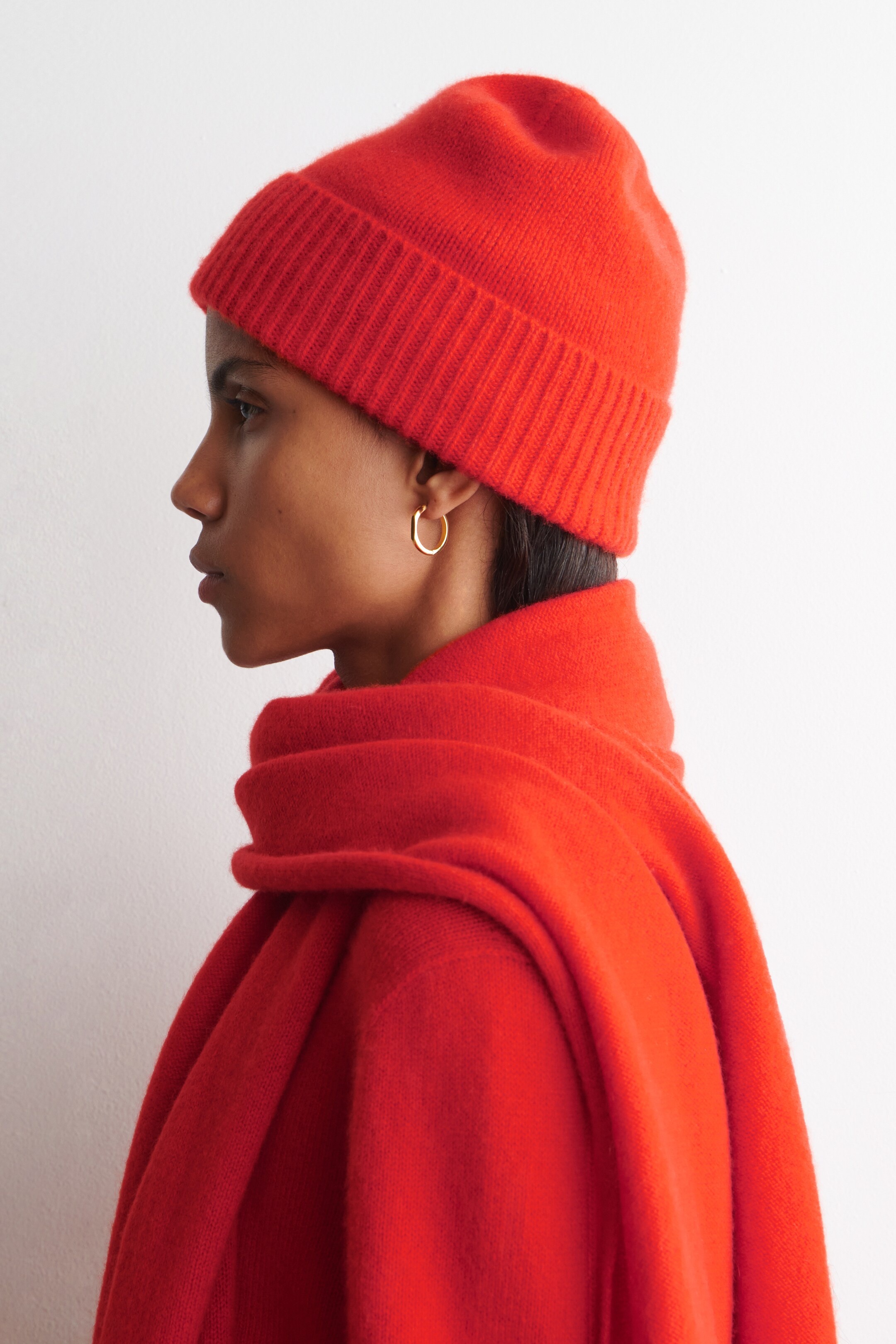 Grösseres Bild ansehen: BEANIE AUS REINEM KASCHMIR - ORANGE - DAMEN | H&M CH 2