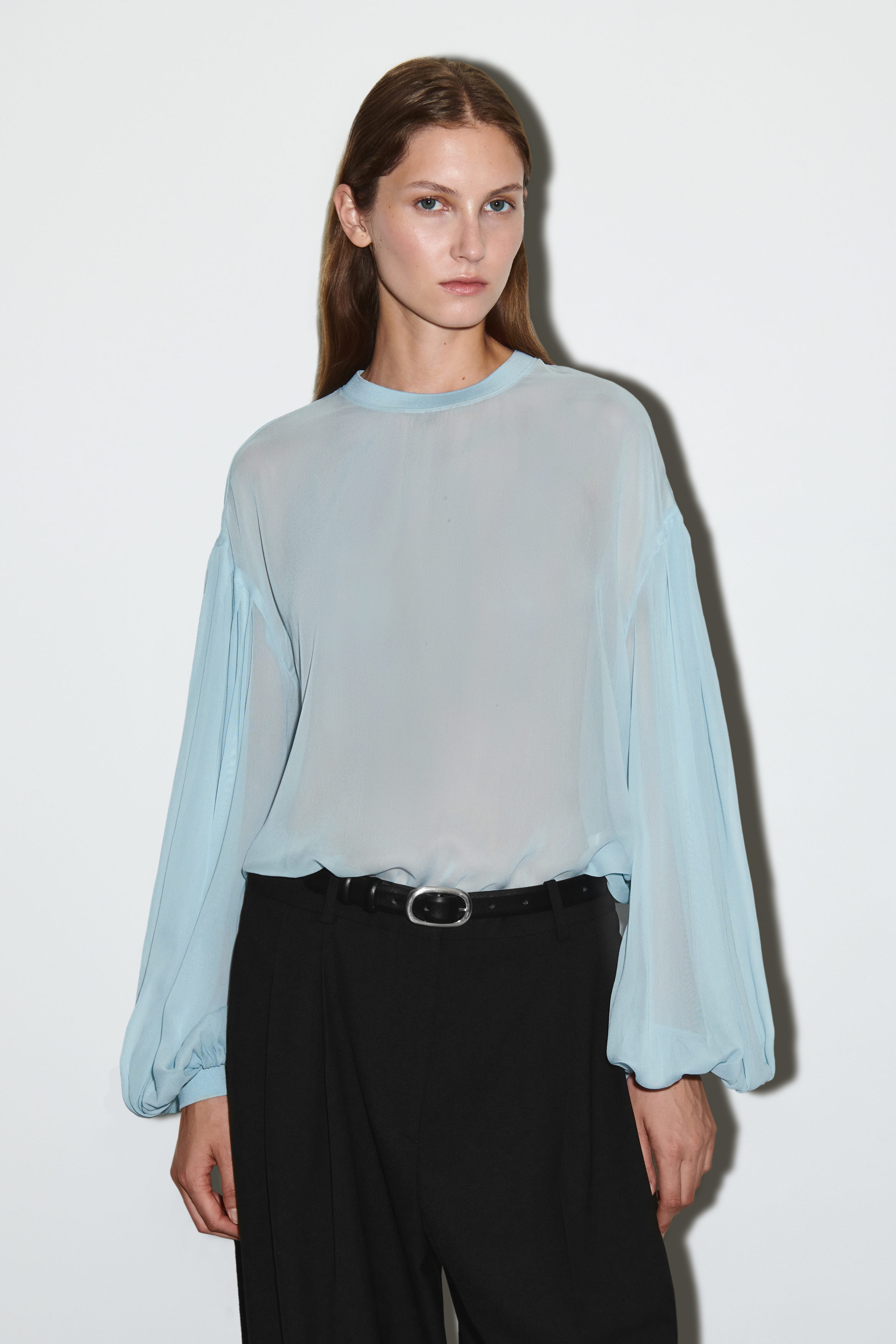 a*様 CLANE BALLOON SHEER PUFF TOPS CLANE - バルーンシアーパフトップス - BALLOON SHEER PUFF TOPS