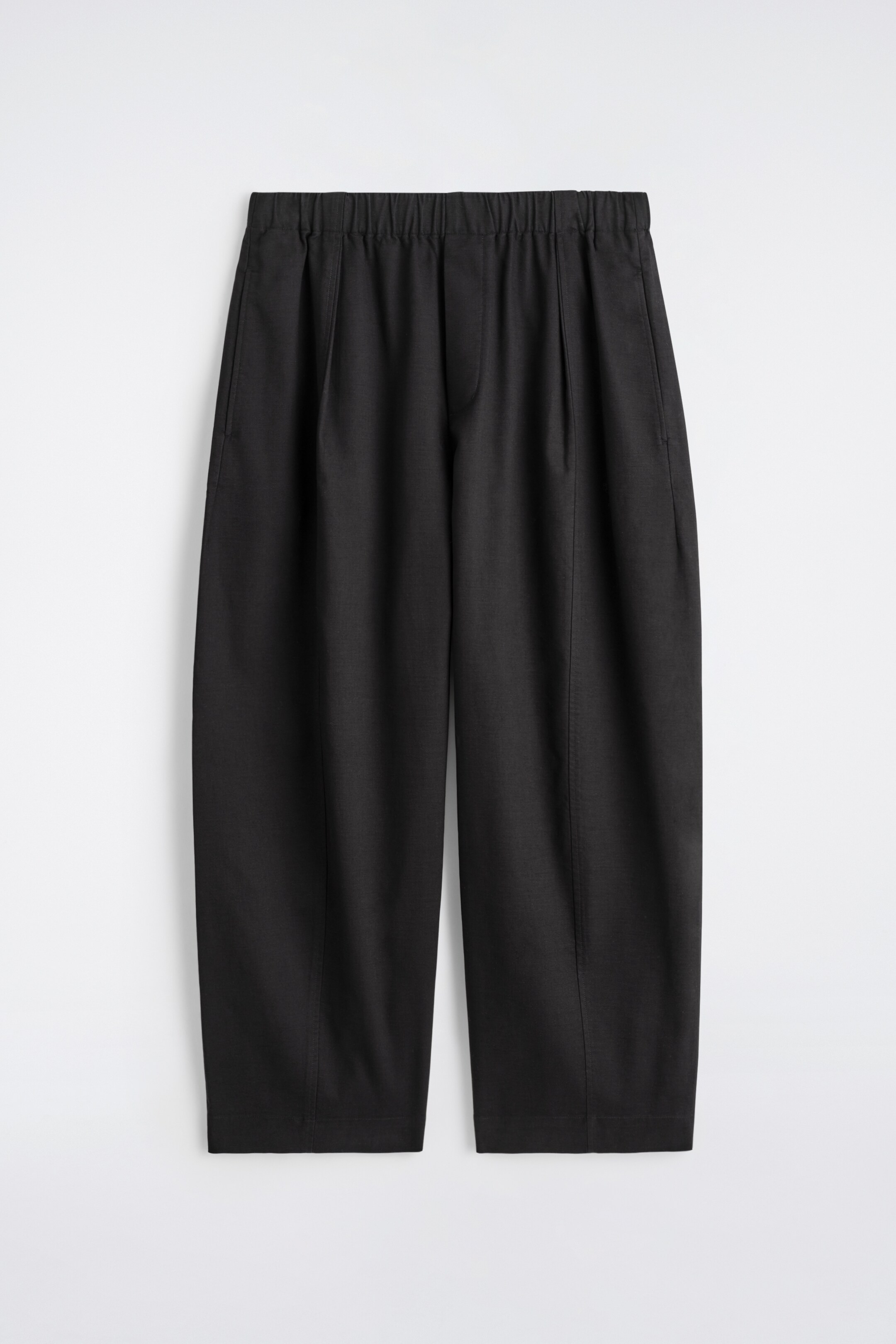 Größeres Bild ansehen: VERKÜRZTE HOSE AUS BAUMWOLLE MIT BARREL-BEIN - SCHWARZ - Men | H&M DE 5