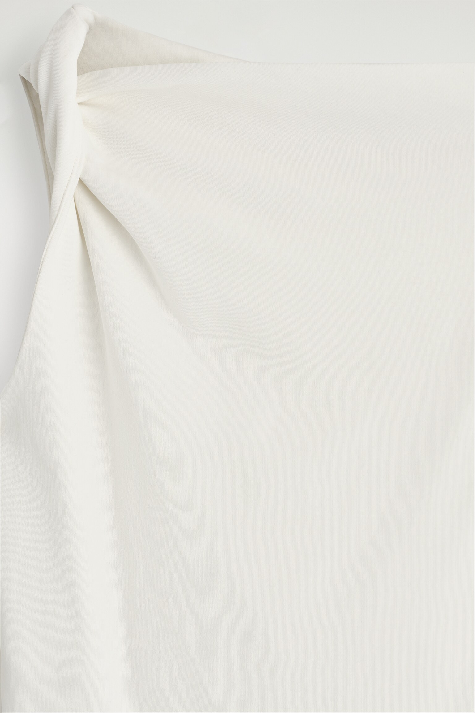 OBERTEIL AUS BAUMWOLLE MIT TWIST-DETAIL - WEISS/NAVYBLAU/Rot - 7