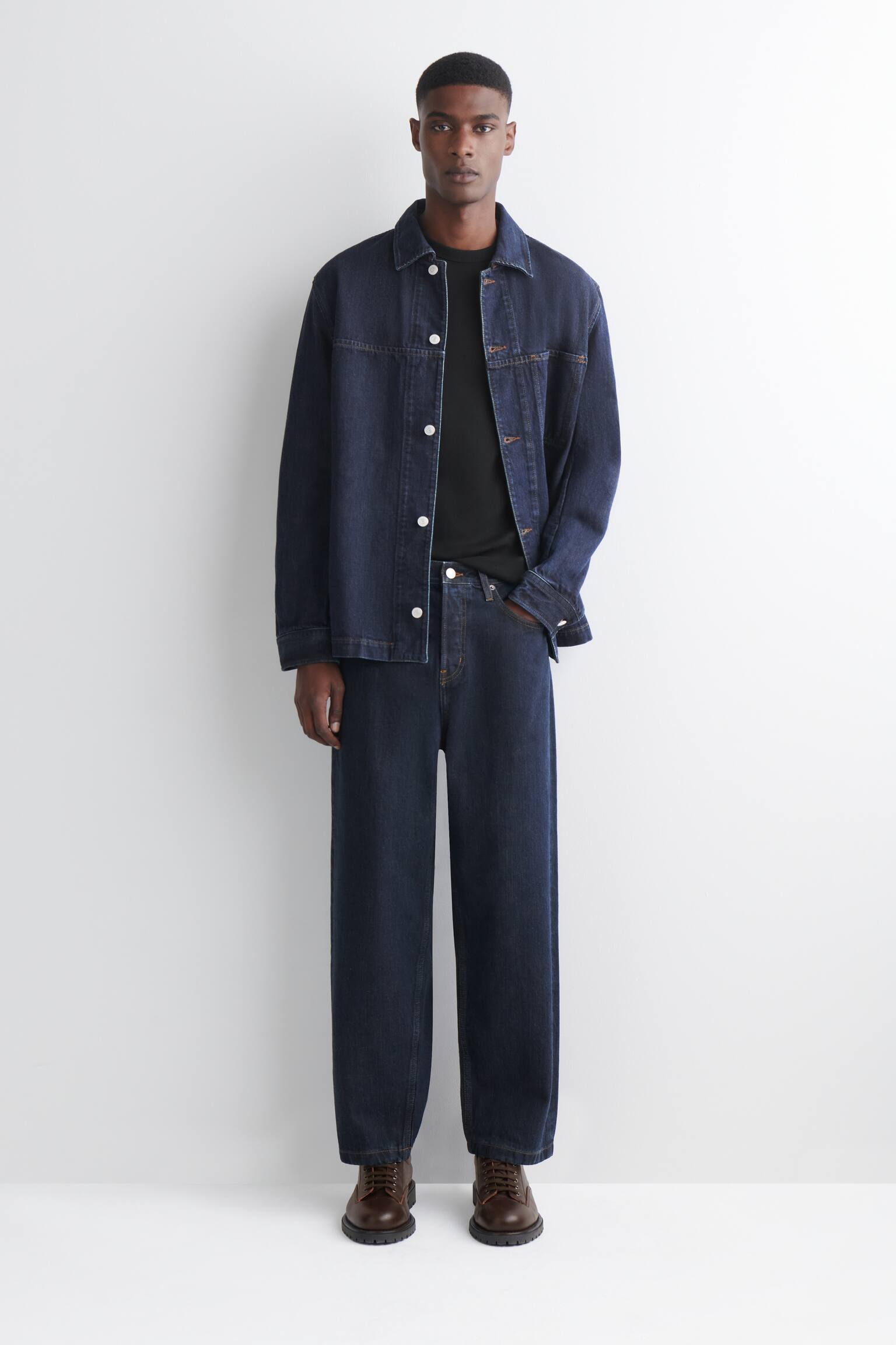 CAMISETA CANALÉ ALGODÓN SLIM FIT - NEGRO/BLANCO/MARRÓN/AZUL MARINO/GRIS MARENGO/CAQUI OSCURO/CAQUI/GRIS CLARO - 4