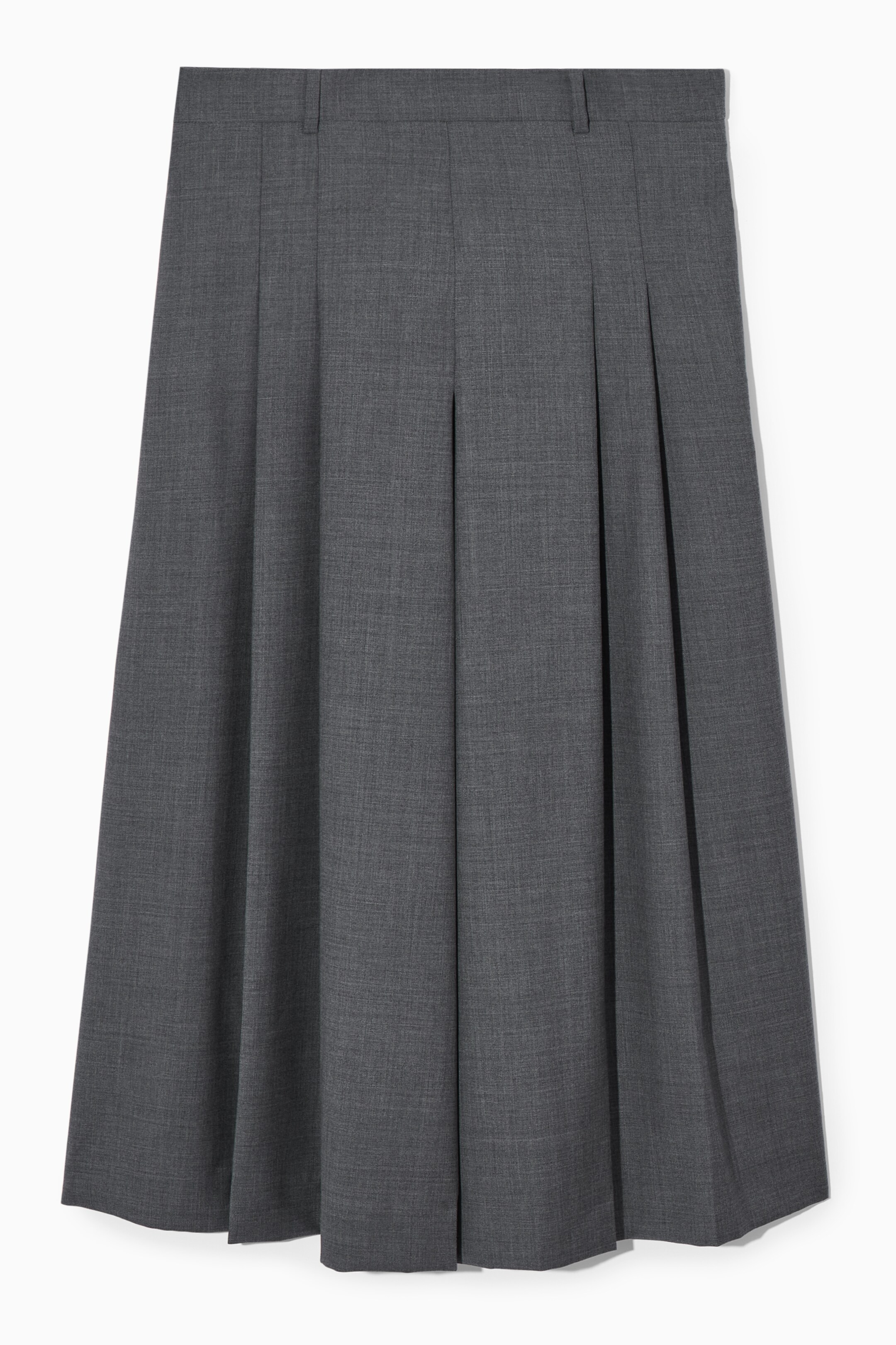 Ingrandisci l'immagine: TAILORED WOOL SKORT - GREY - DONNA | H&M CH 1