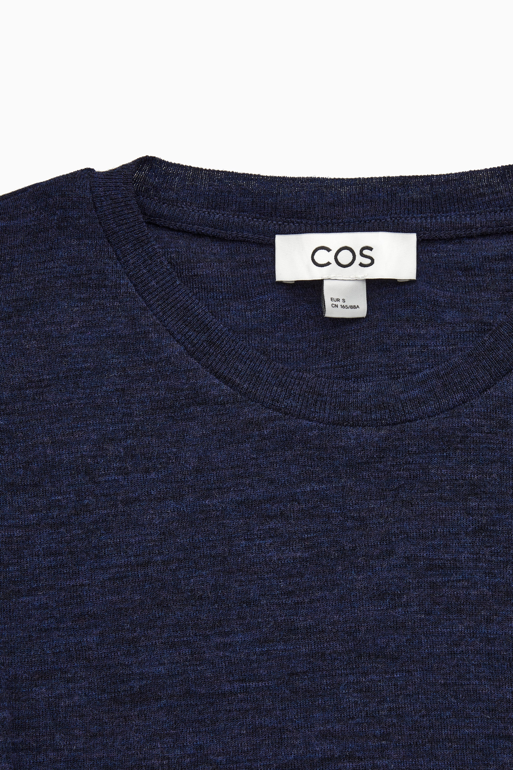 CREW-NECK MERINO WOOL TOP