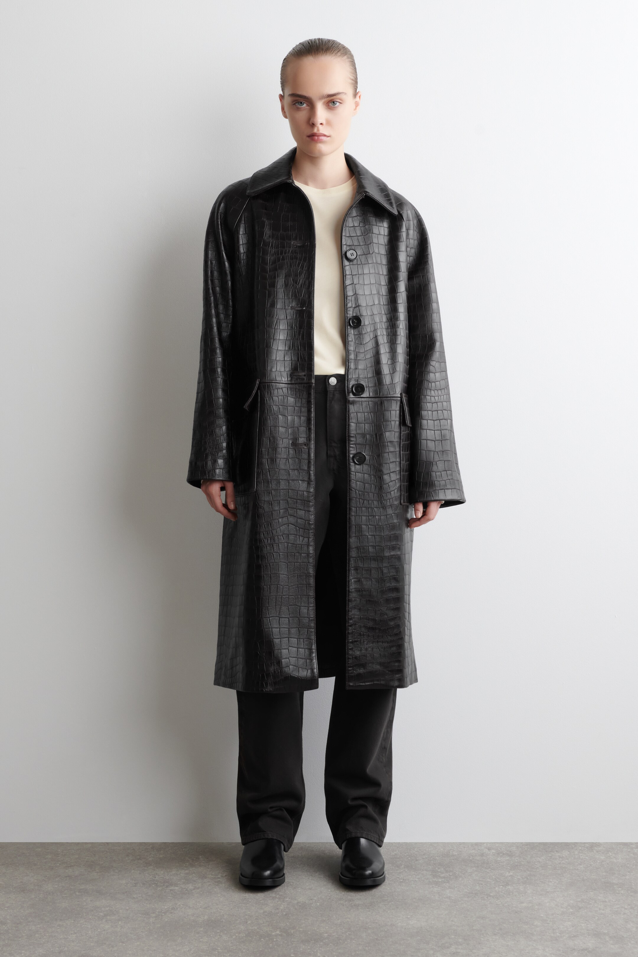 Nagyobb kép megtekintése: HOSSZÚ UJJÚ PAMUT JERSEY FELSŐ - OFF-WHITE - NŐI | H&M HU 2