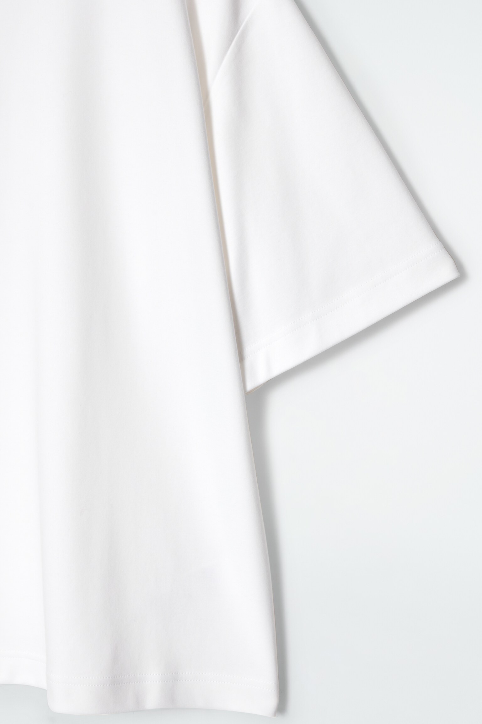 T-SHIRT OVERSIZE EN COTON - BLANC/ROUGE PROFOND/VERT CLAIR - 3