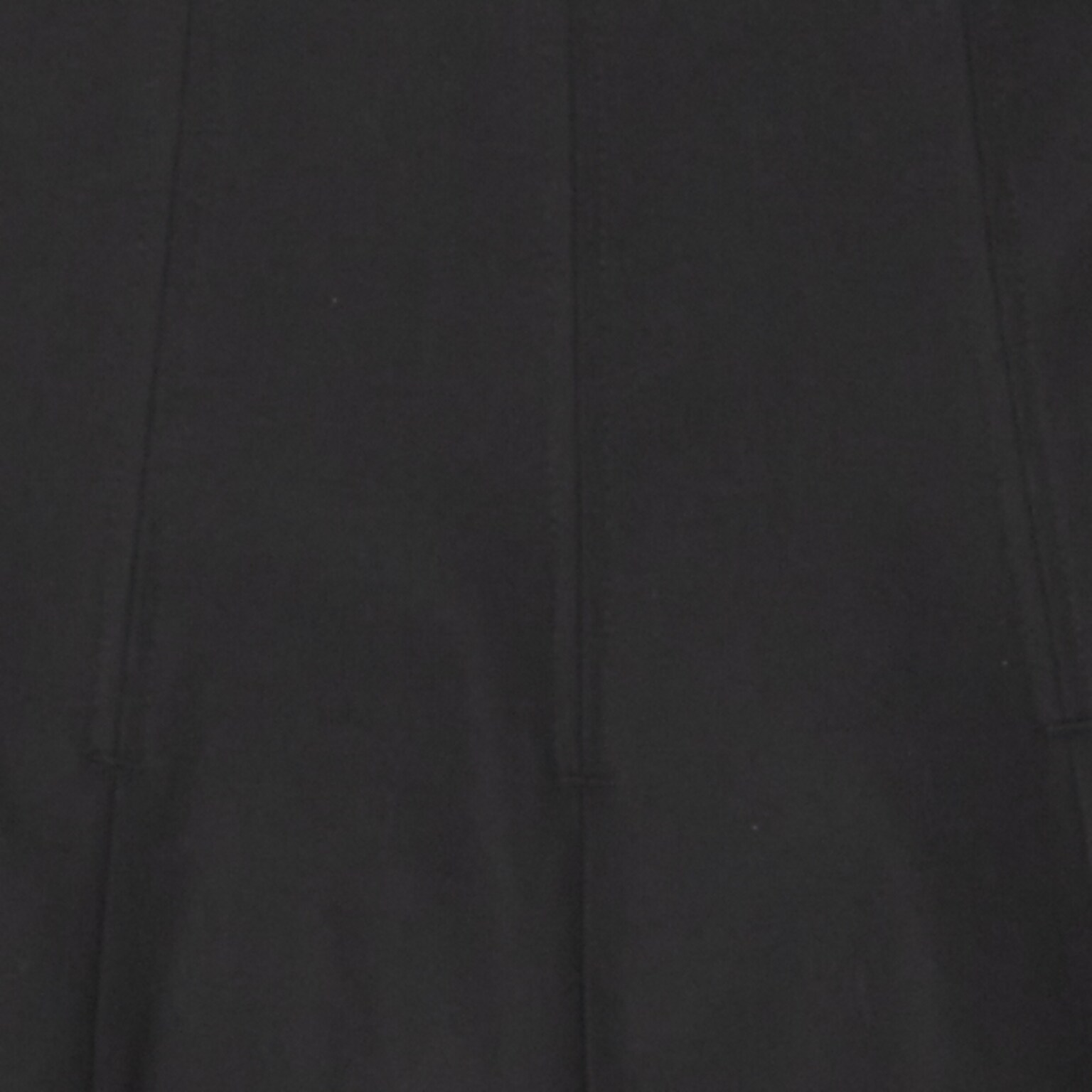 VOLUMINOUS A-LINE COTTON MIDI SKIRT - BLACK - 1