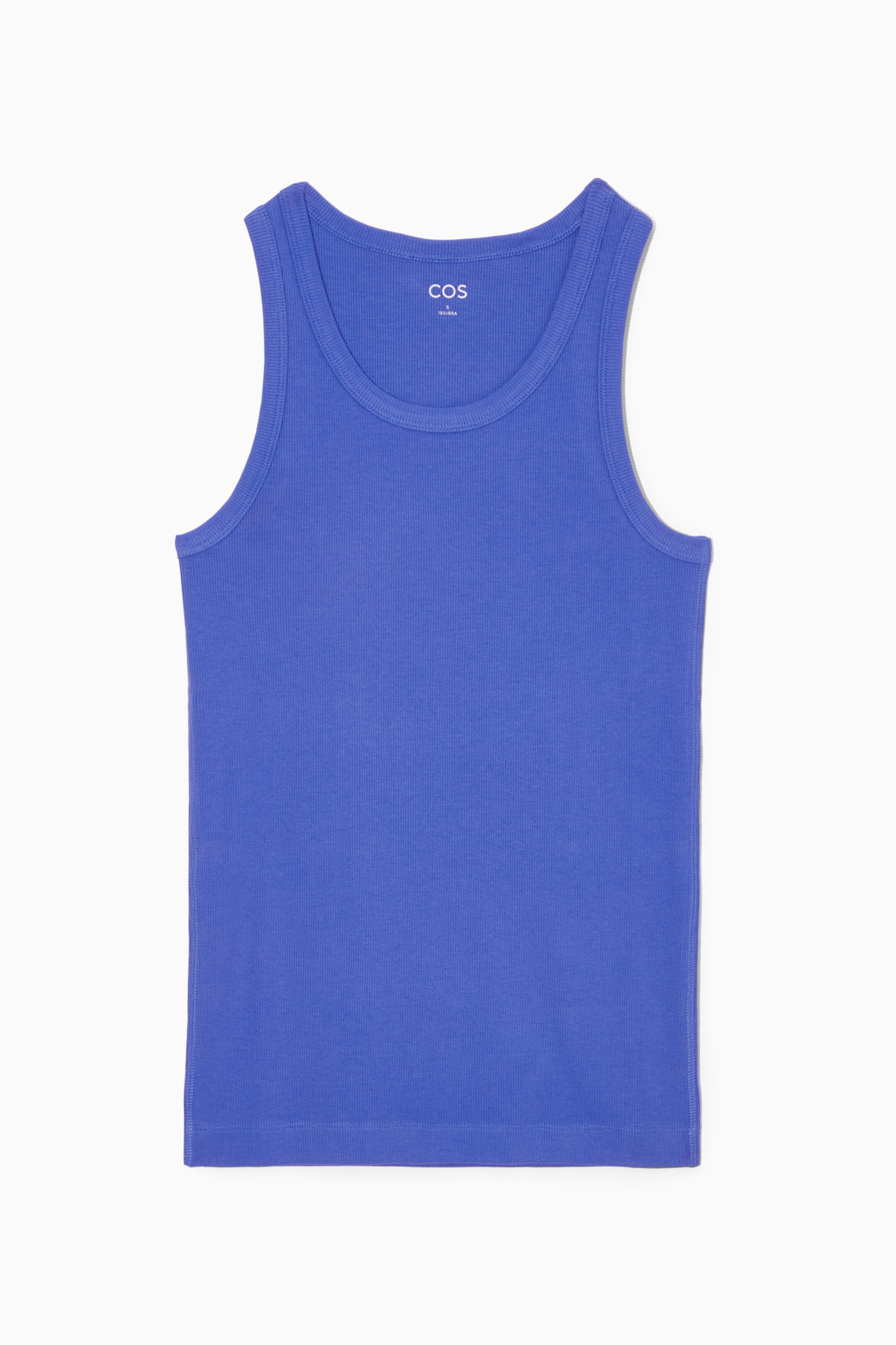 View larger image: RIBBED TANK TOP - BLUE - Ladies | H&M GB 1