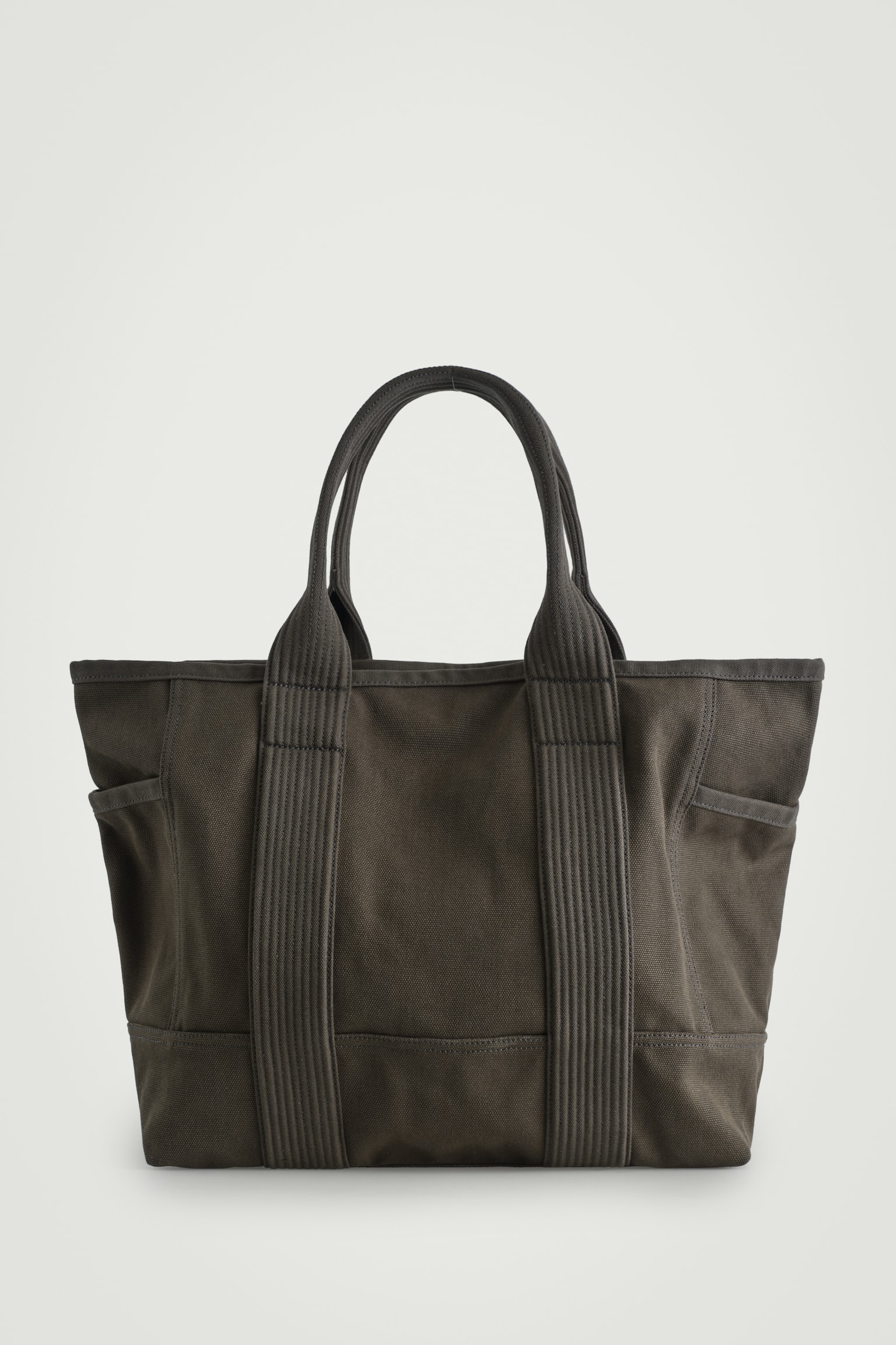 SACO TOTE GRANDE - LONA - Caqui/PRETO - 2