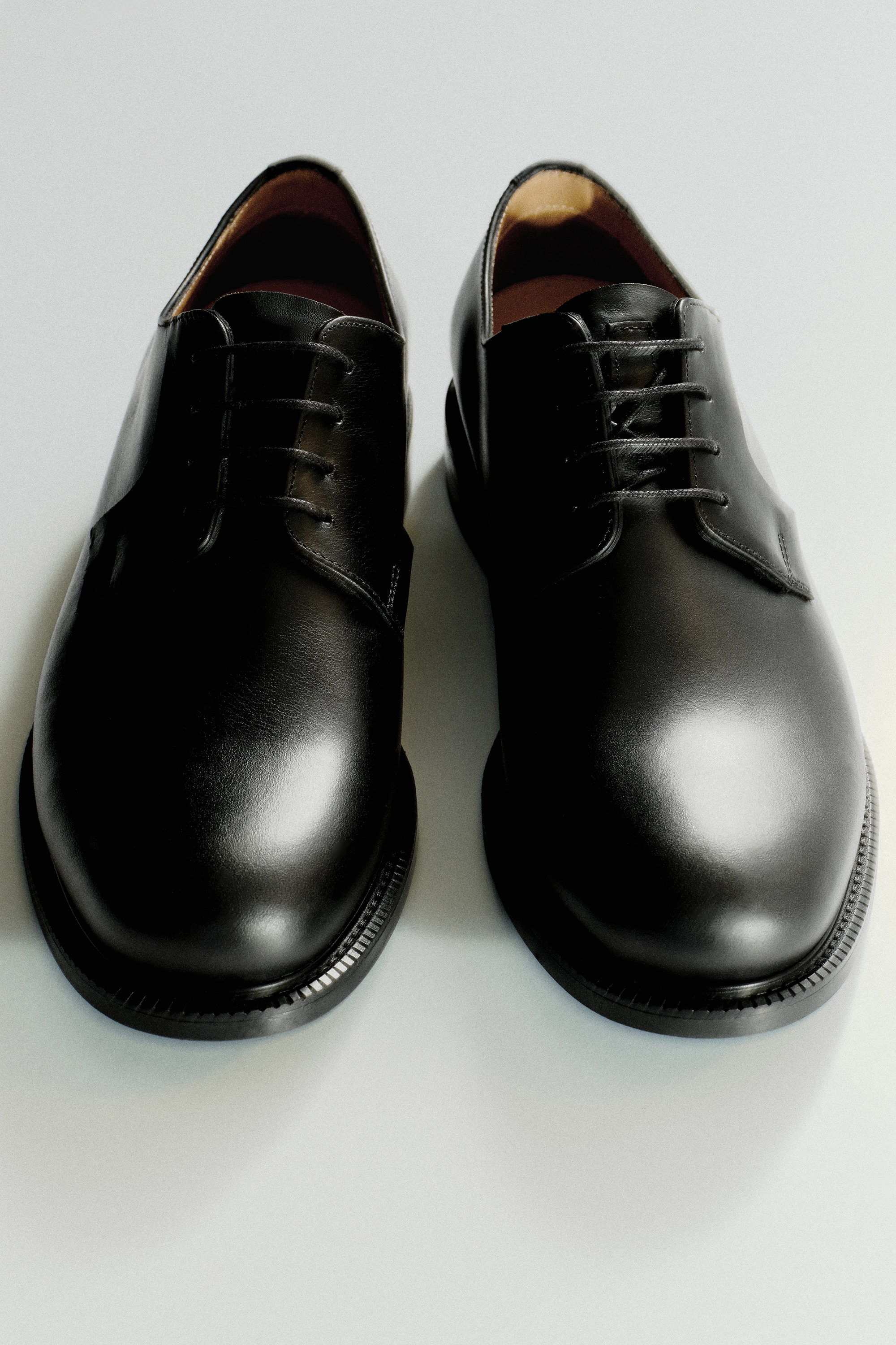 LEATHER DERBY SHOES - BLACK | COS NL
