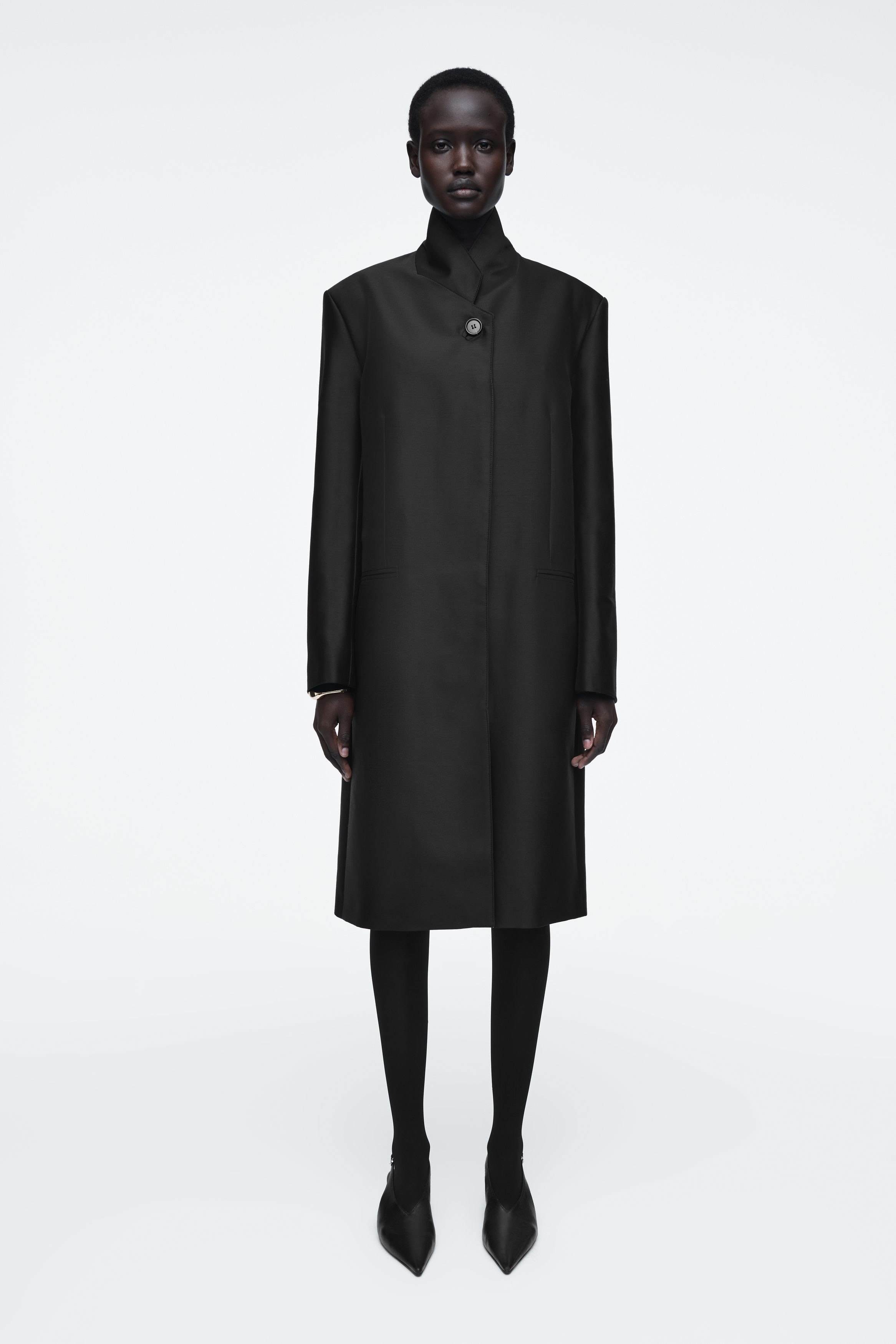 COS コート コス 黒 34 wool coat COS ウール コート WOOL COAT コス 黒 34