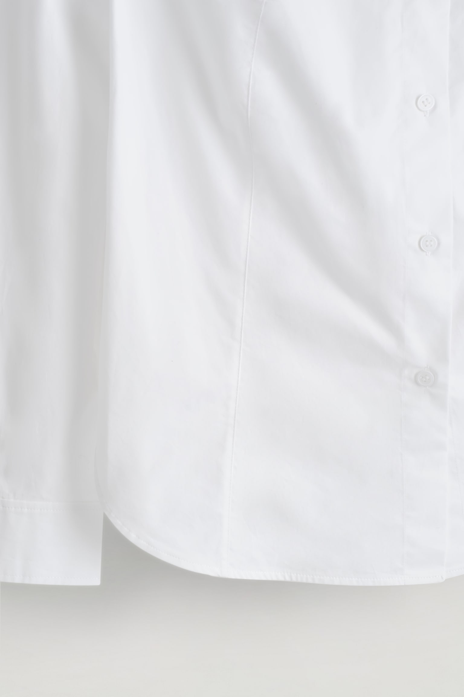 CHEMISE À COL BATEAU EN COTON - BLANC - 6