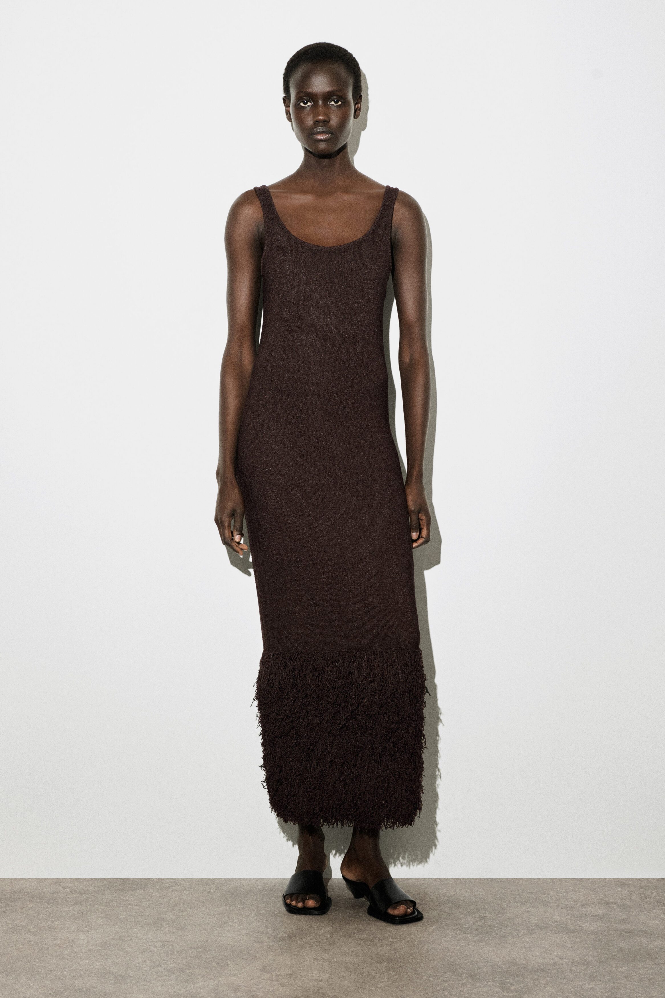cara cara rome knit dress Velma Mini Dress in Bloomsfield Ivory M main image 1