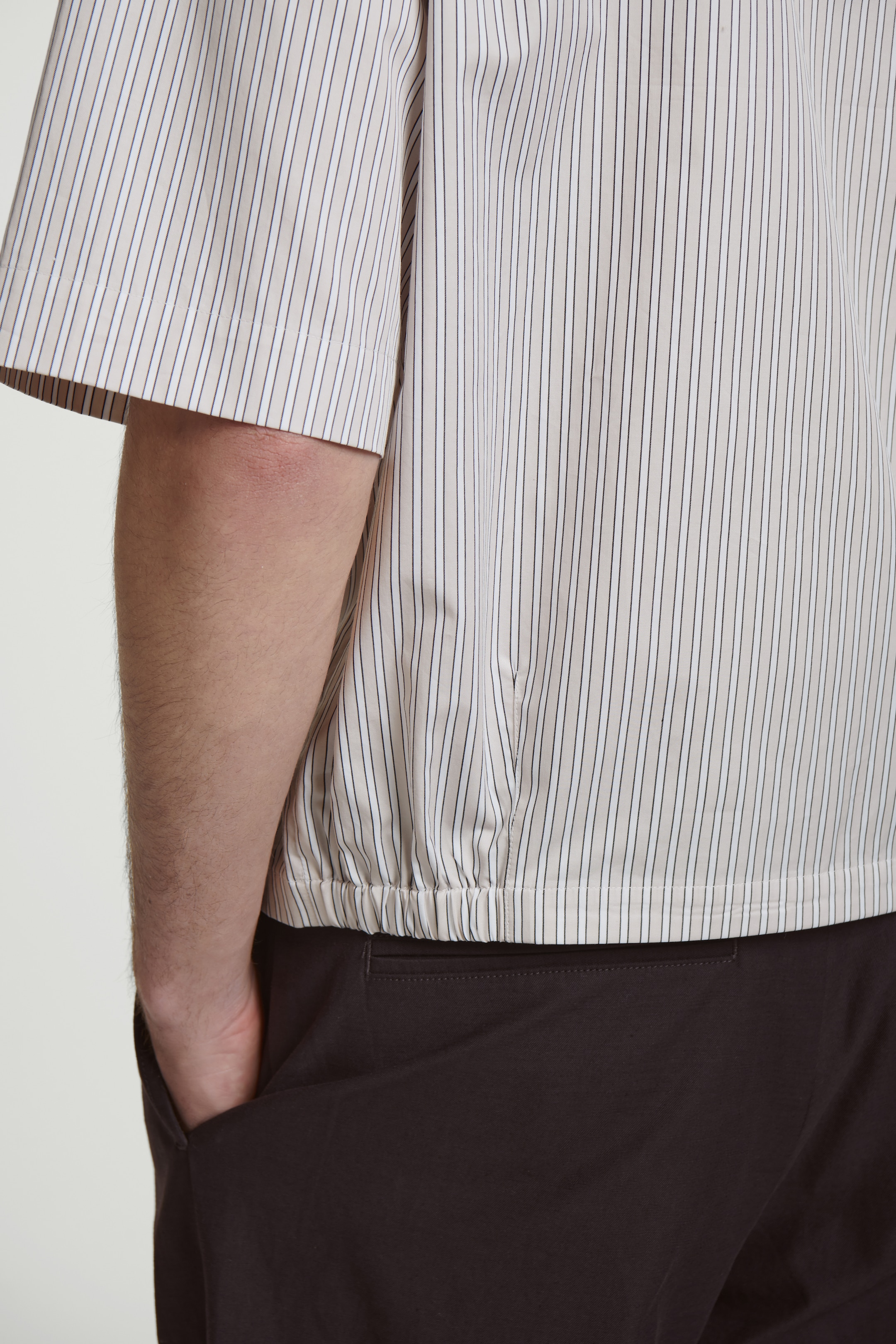 Ingrandisci l'immagine: RELAXED FLAP-POCKET UTILITY SHIRT - MOLE / PINK / STRIPED - UOMO | H&M CH 4