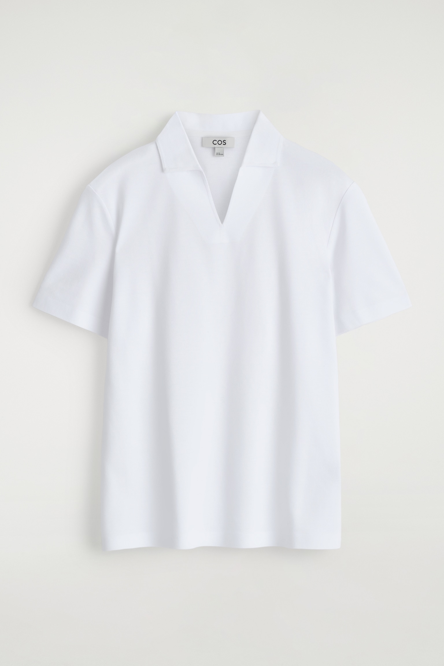 TECHNICAL PIQUÉ POLO SHIRT - WHITE/BLUE - 2