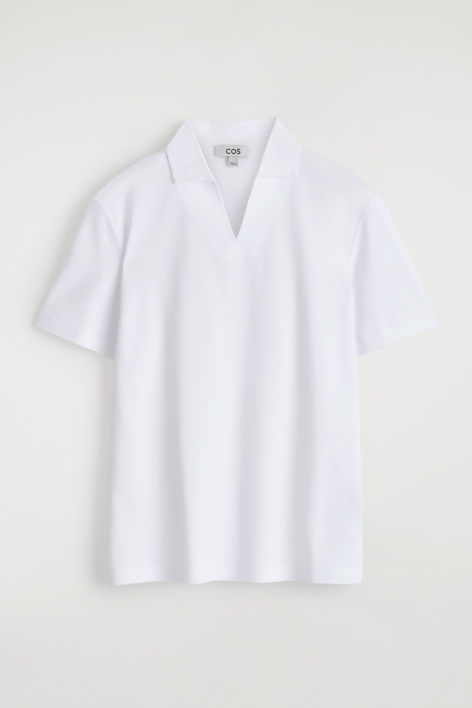トップス Herlipto Pique Polo Knit Top white Cotton-Piqu-Polo-Shirt-137OWT?