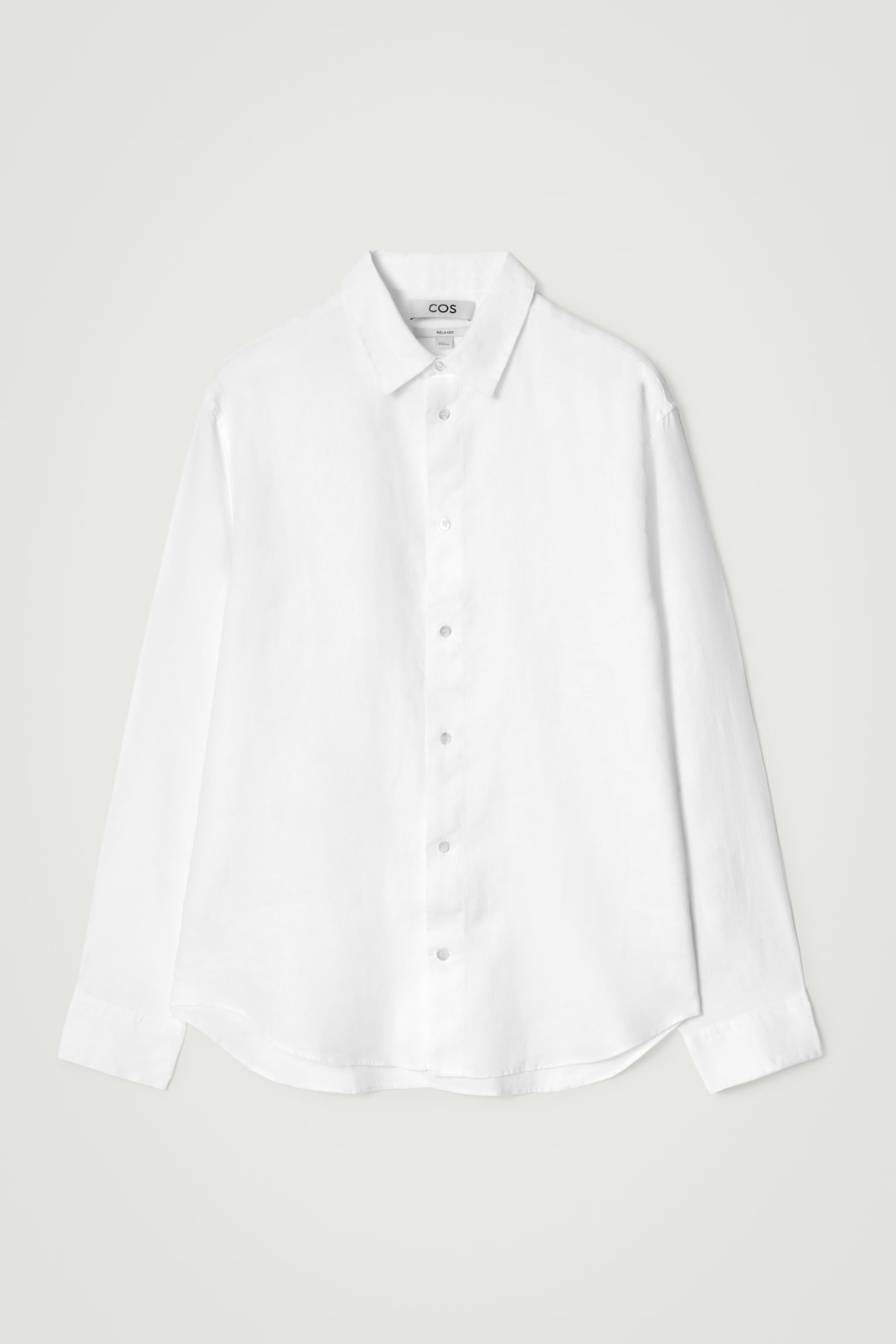 CAMISA DE LINO RELAXED FIT - BLANCO/AZUL MARINO/BEIGE/RAYAS/AZUL CLARO/NEGRO - 1