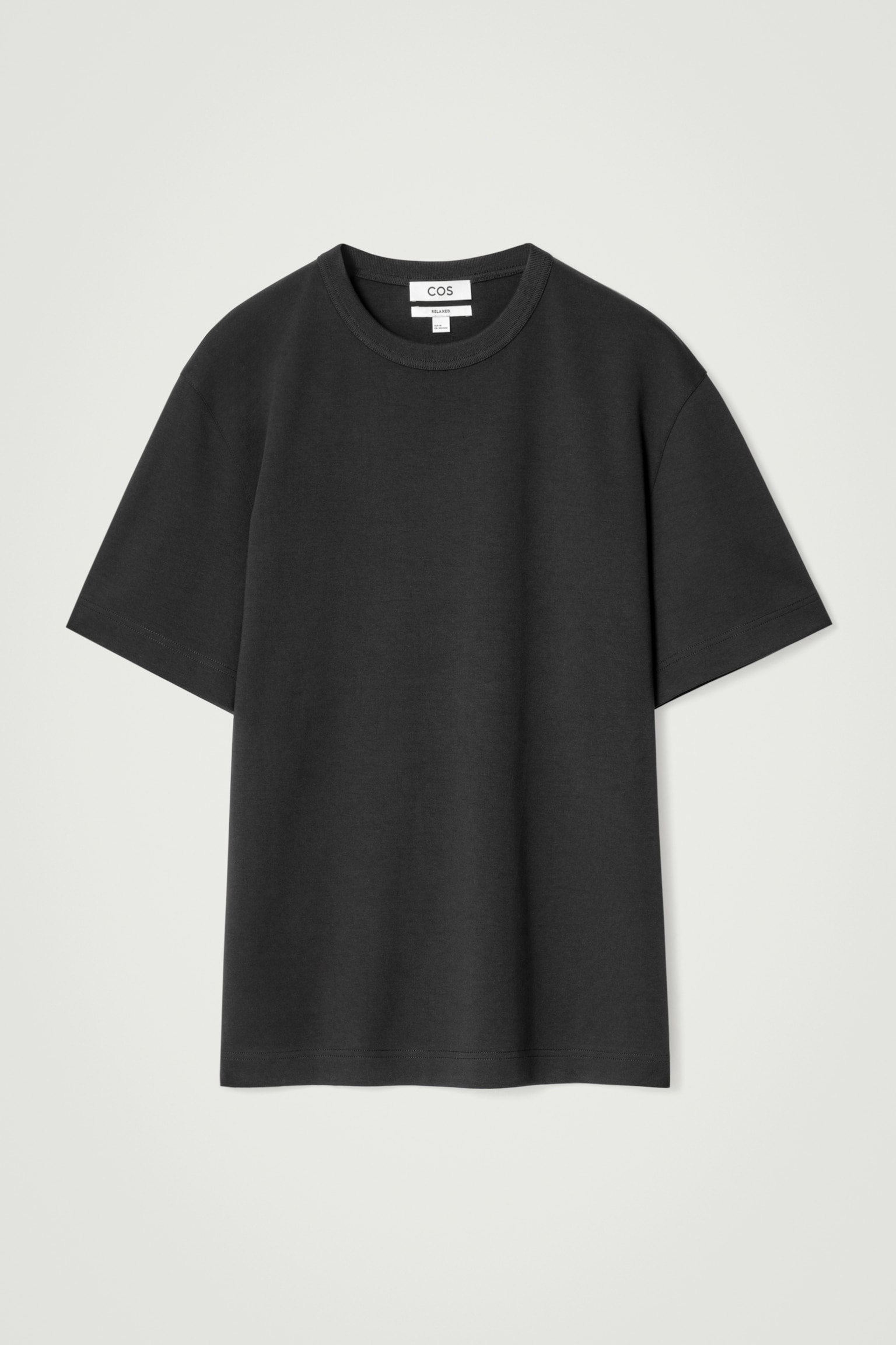 T-SHIRT AUS BAUMWOLLE MIT RUNDHALSAUSSCHNITT - SCHWARZ/WEISS - 2