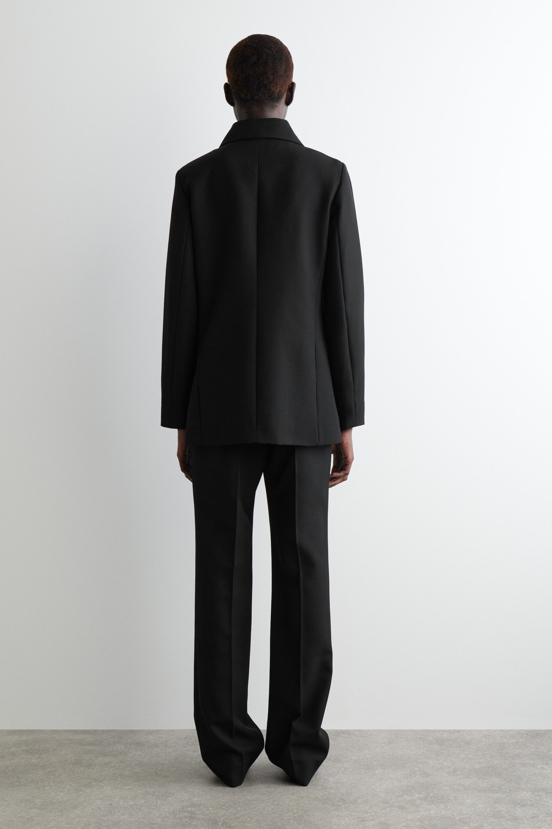 TAILORED WOOL-BLEND JACKET