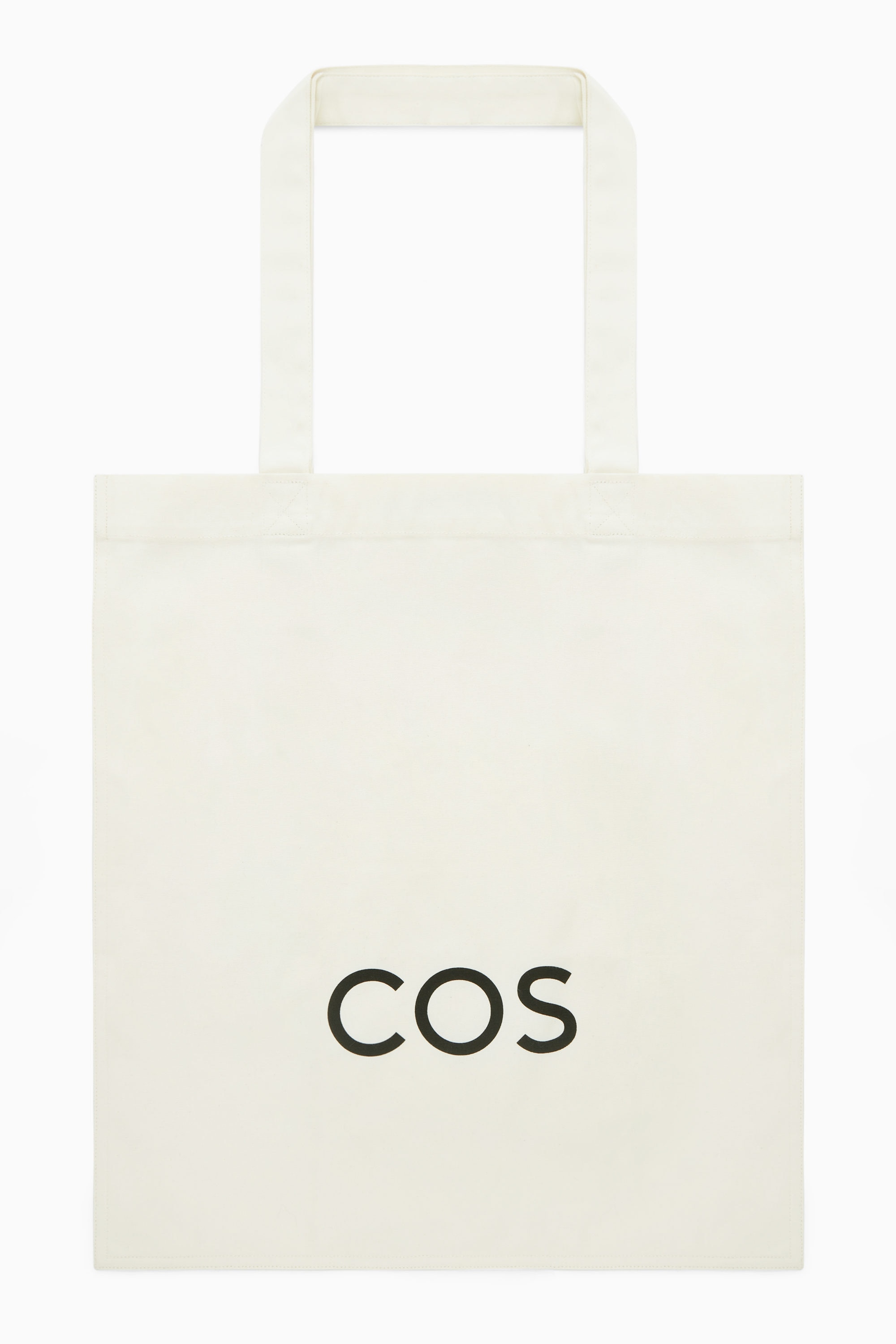 COS EQUALITY CANVAS TOTE BAG - WHITE | COS