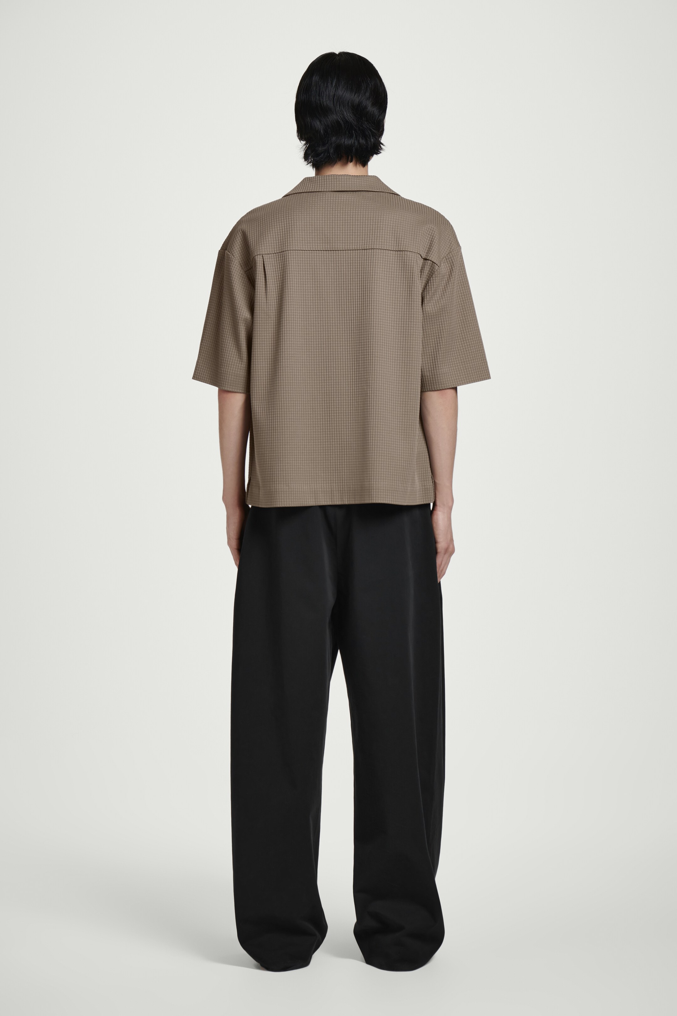 Agrandir l'image: CHEMISE RESORT DÉCONTRACTÉE EN COTON TEXTURÉ - BRUN - HOMME | H&M CH 4