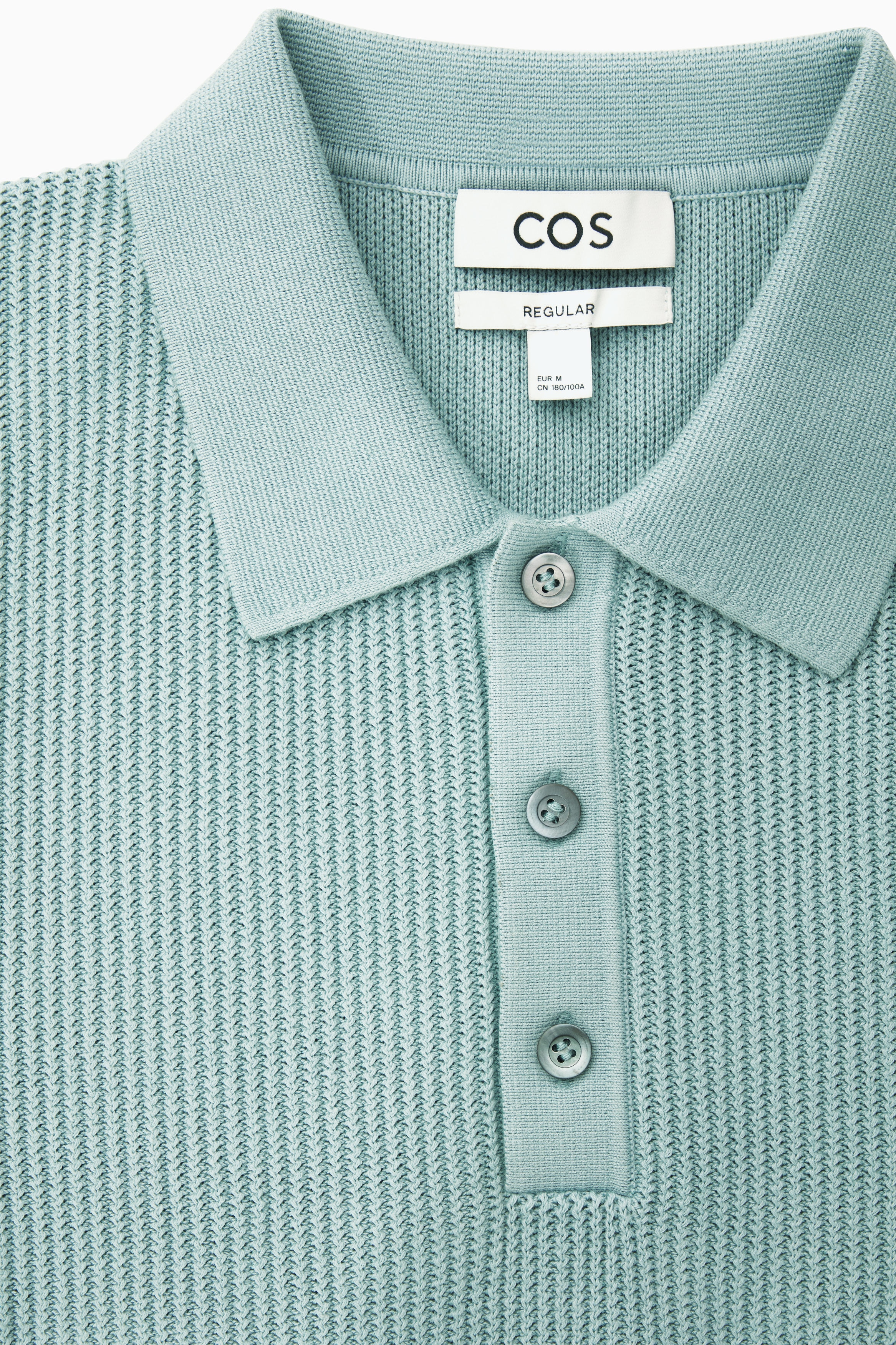 トップス KNIT POLO SHIRT SLIM KNITTED SILK ZIPUP POLO SHIRT - MOLE | COS