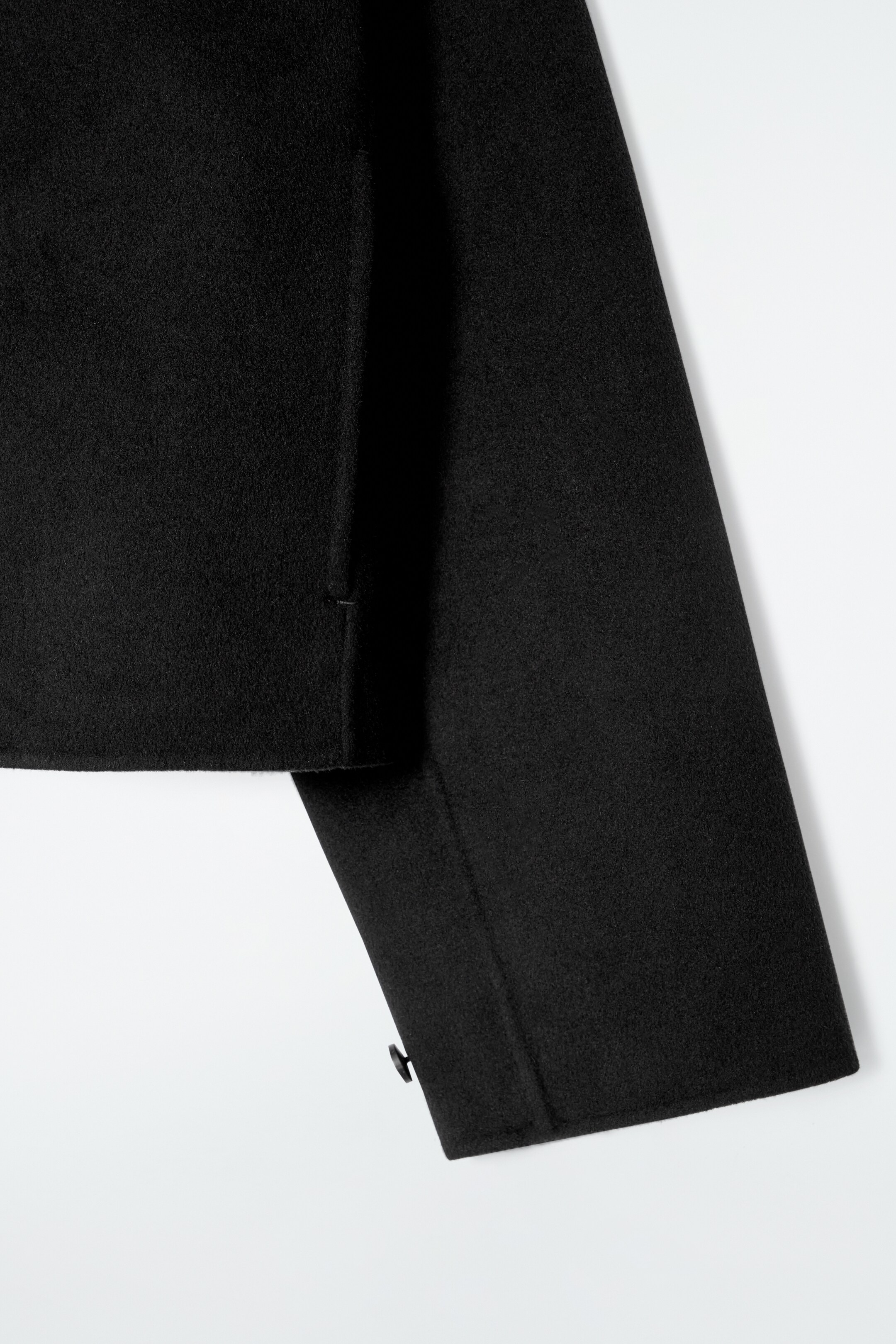 Agrandir l'image: VESTE COURTE EN LAINE DOUBLE FACE - NOIR - FEMME | H&M FR 8