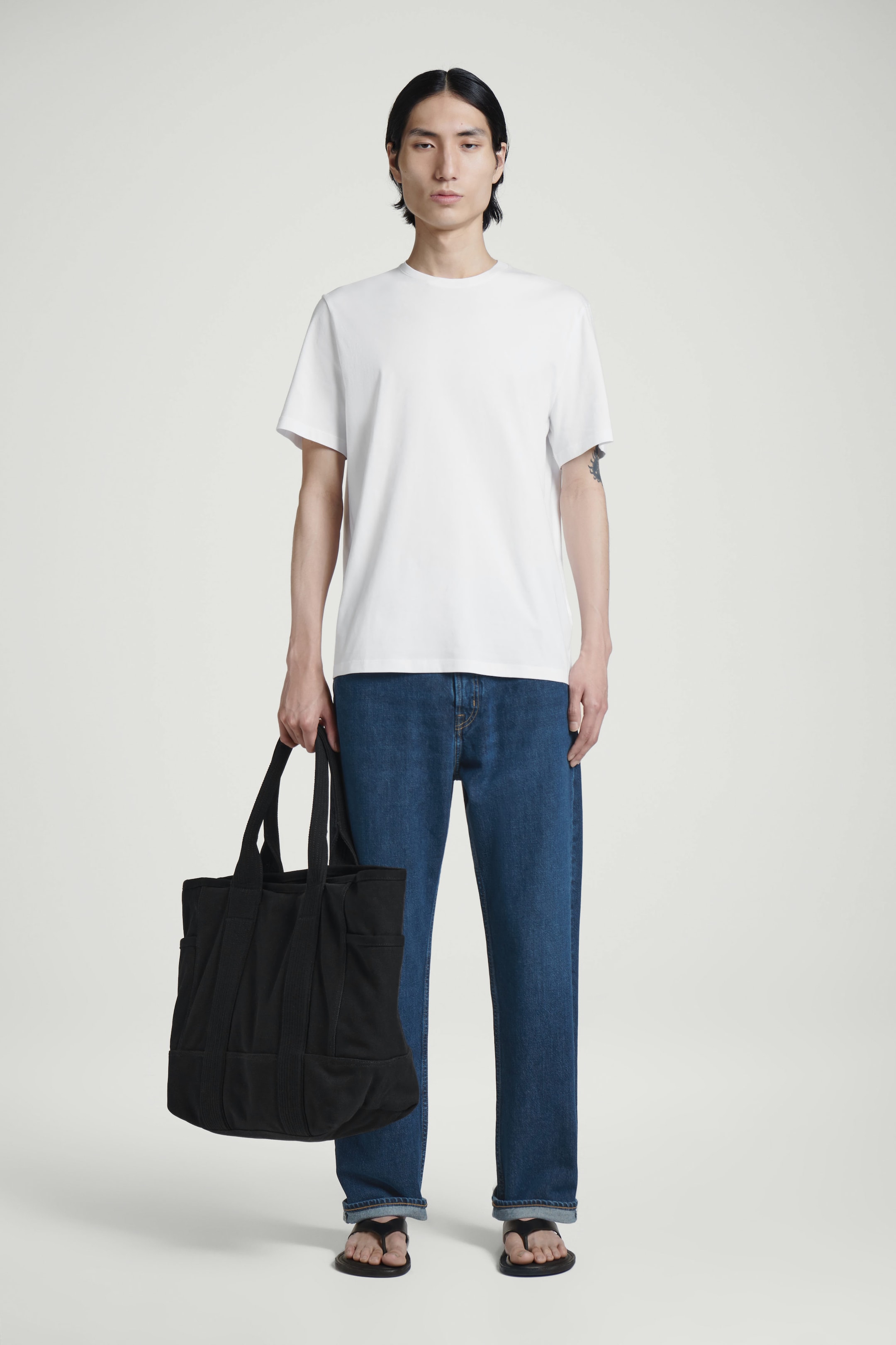 COTTON CREW-NECK T-SHIRT