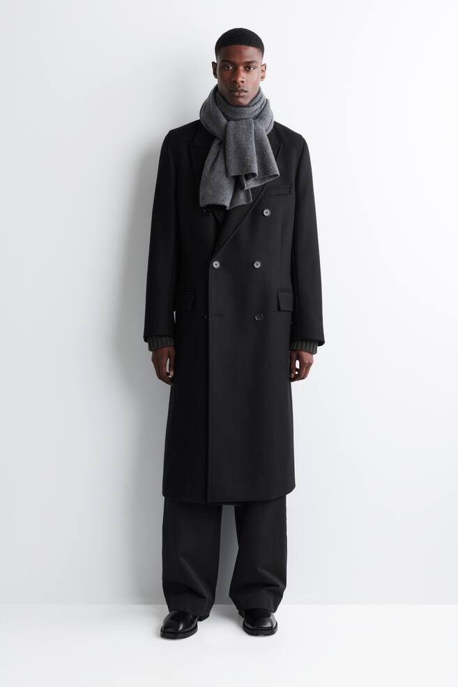 KASZMIROWY SZALIK - CIEMNOSZARY/BRĄZOWY - 4