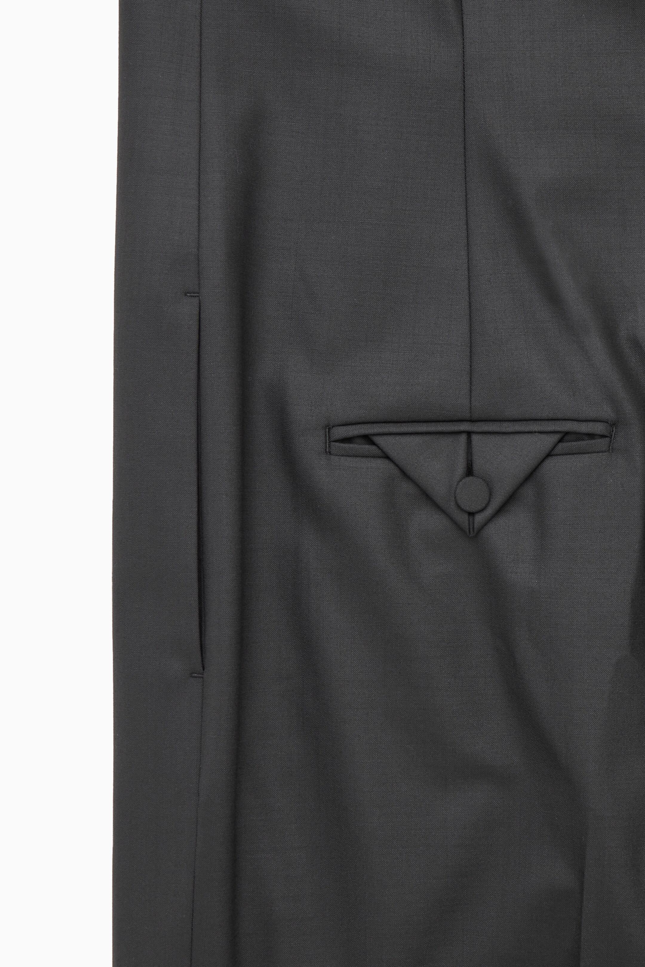 Grösseres Bild ansehen: TRÄGERLOSER, ELEGANTER JUMPSUIT AUS WOLLE - SCHWARZ - DAMEN | H&M CH 3