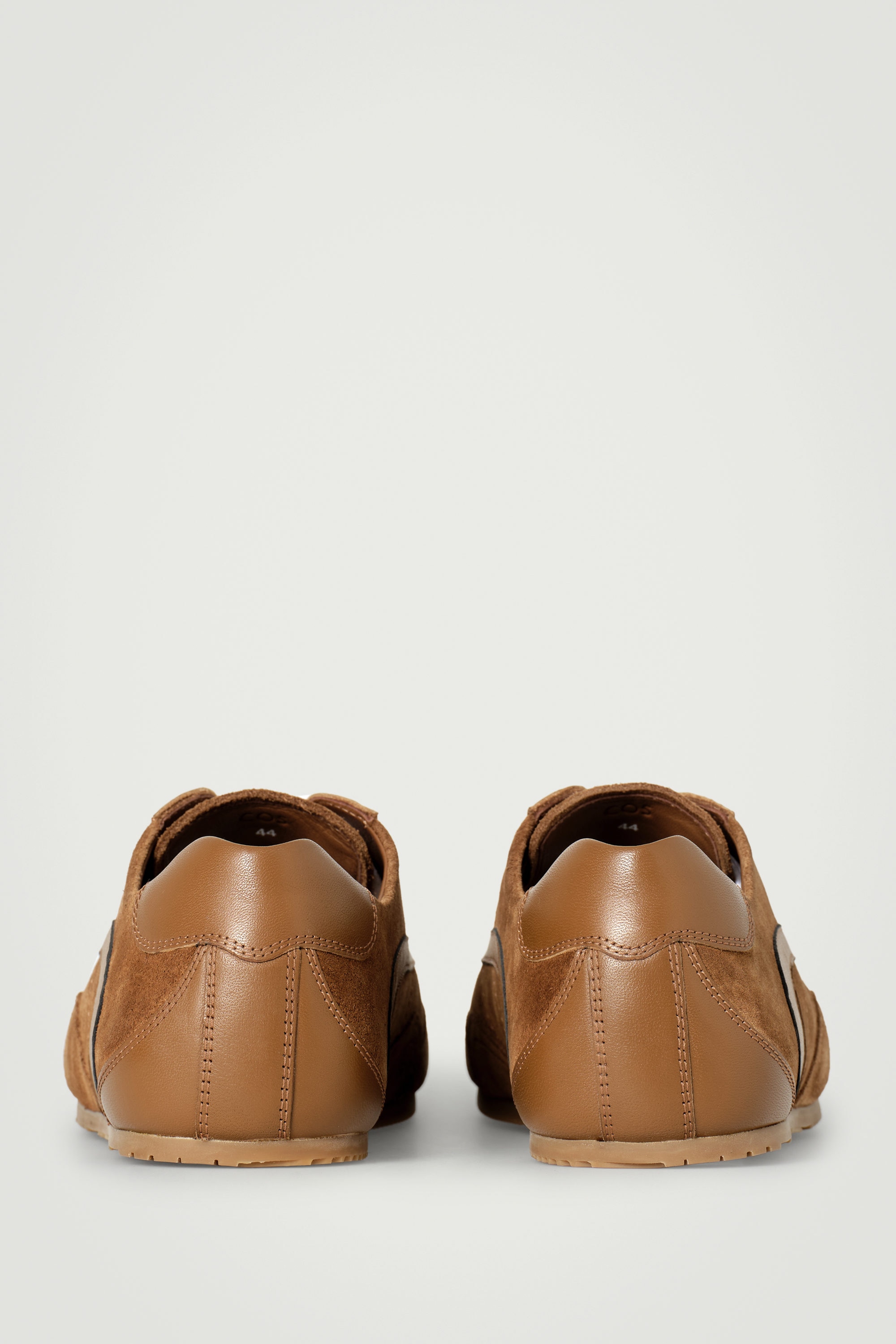 MINIMAL SUEDE SNEAKERS - COGNAC | COS US