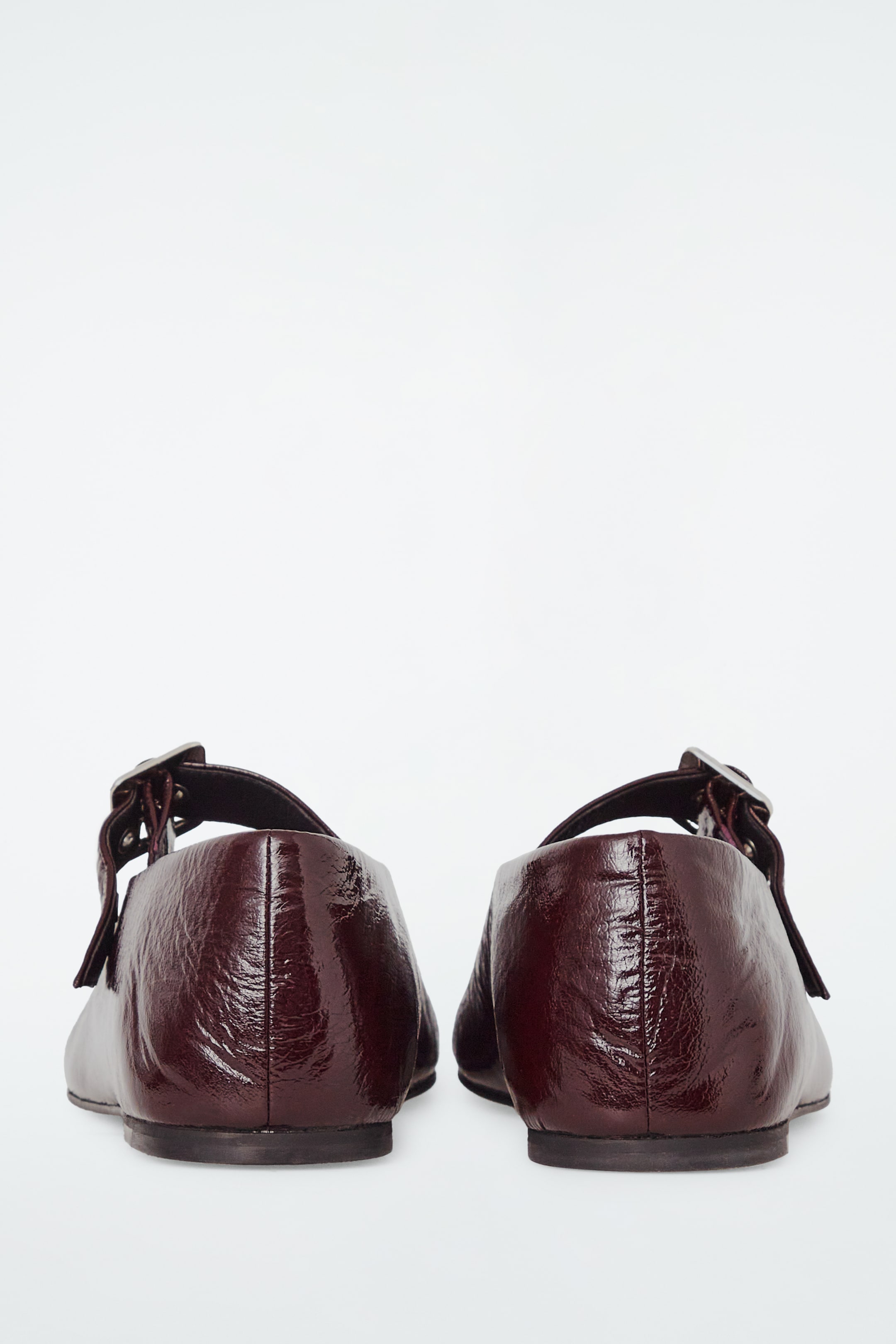 Zobacz większy obraz: BUCKLED BALLET FLATS - BORDOWY - ONA | H&M PL 3