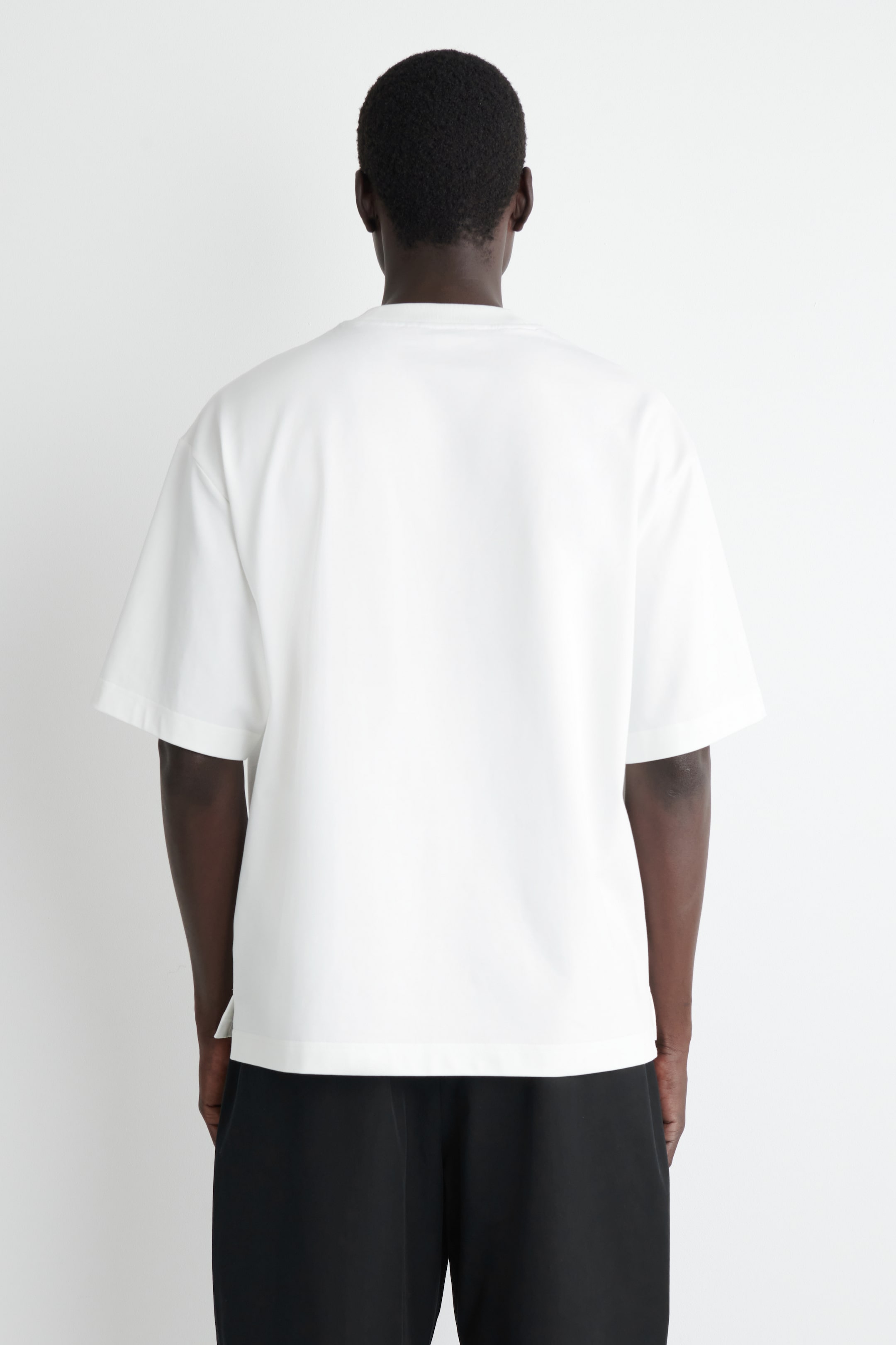 Grotere afbeelding bekijken: oversized geweven-zak T-shirt - WIT - HEREN | H&M BE 4