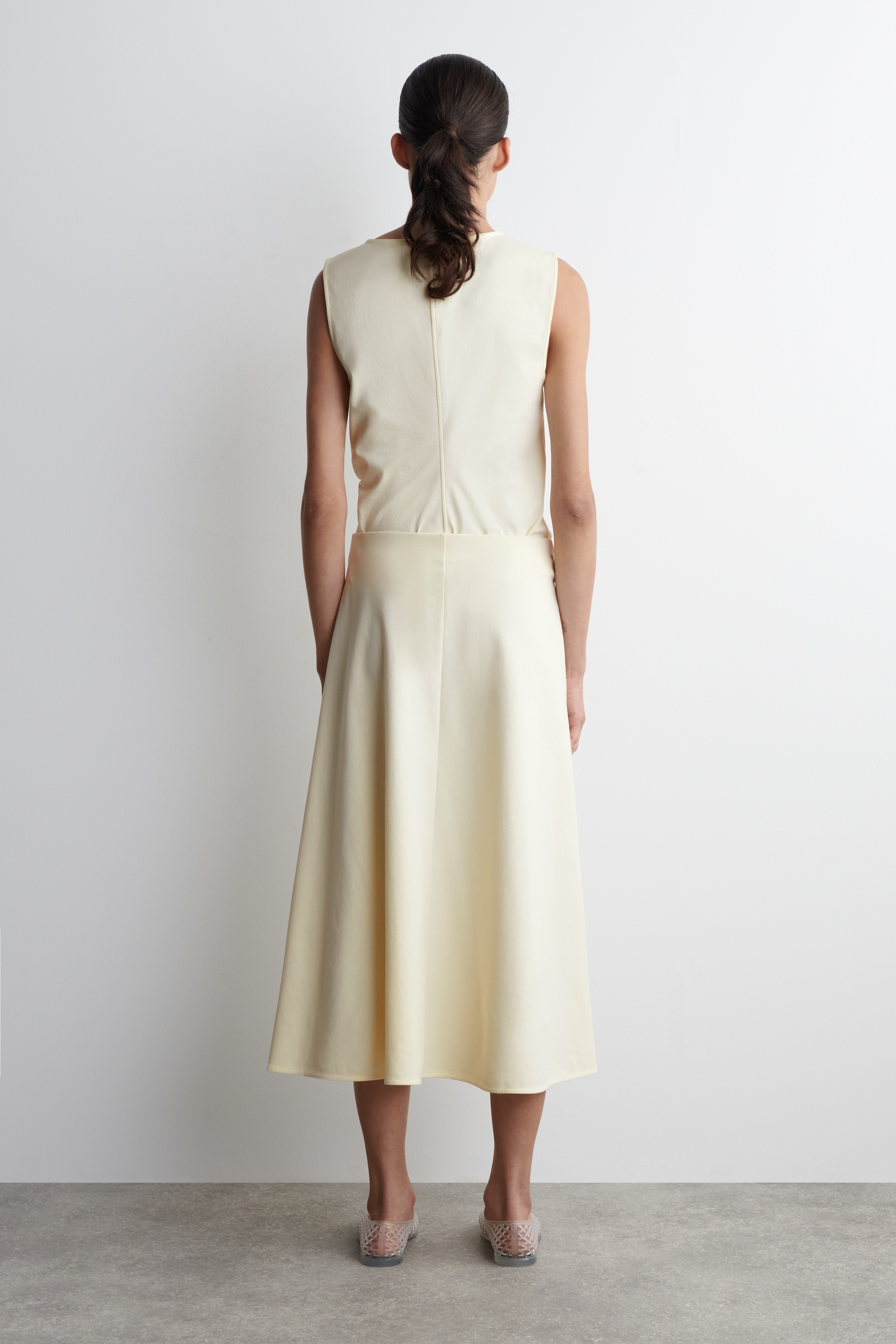 Ingrandisci l'immagine: TWIST-DETAIL MIDI SKIRT - BUTTER YELLOW - DONNA | H&M CH 4