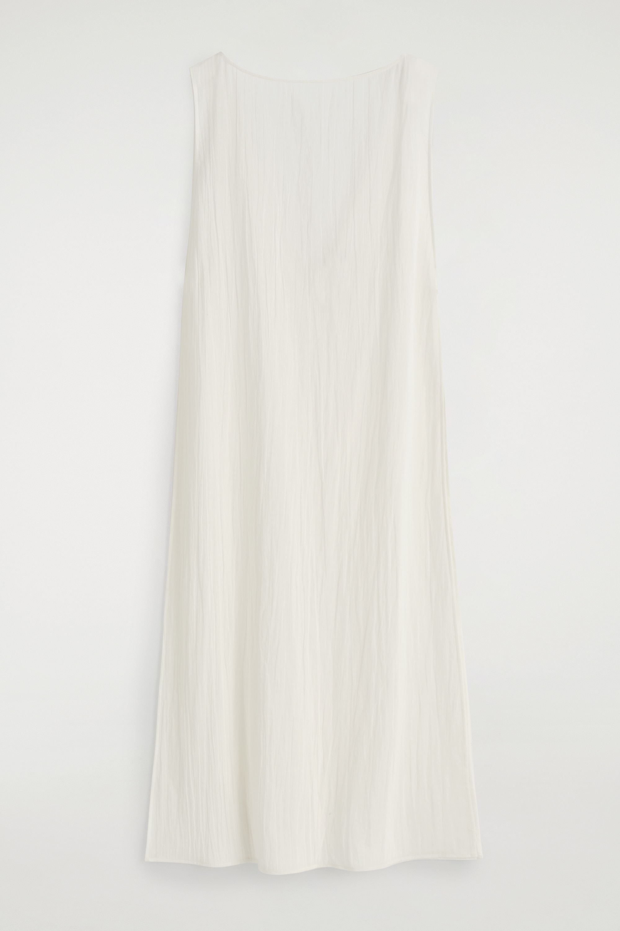 OPEN-SIDE SHEER TUNIC - WHITE