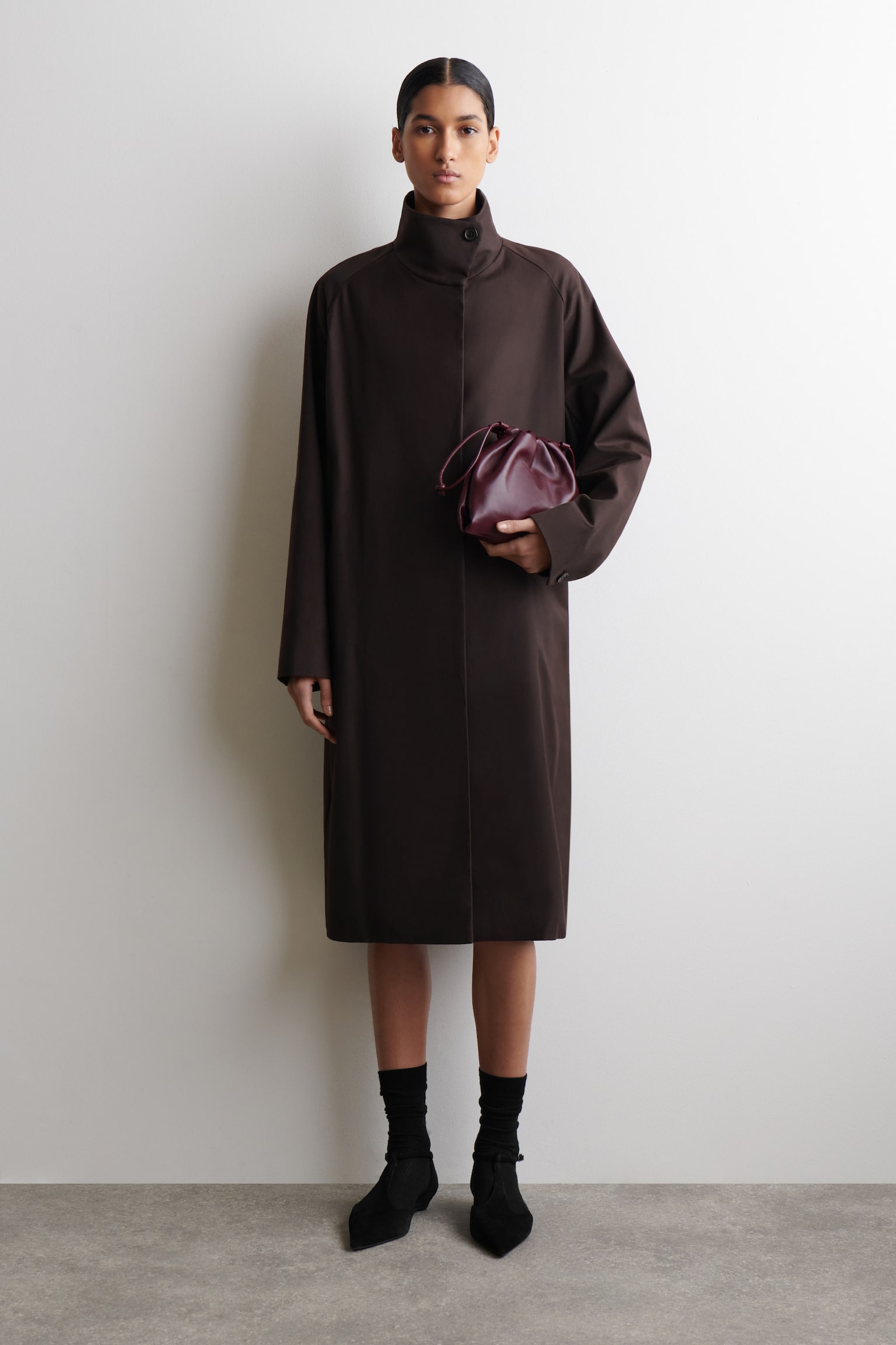 MINI POCHETTE CAVATELLI – CUIR - BORDEAUX - 4