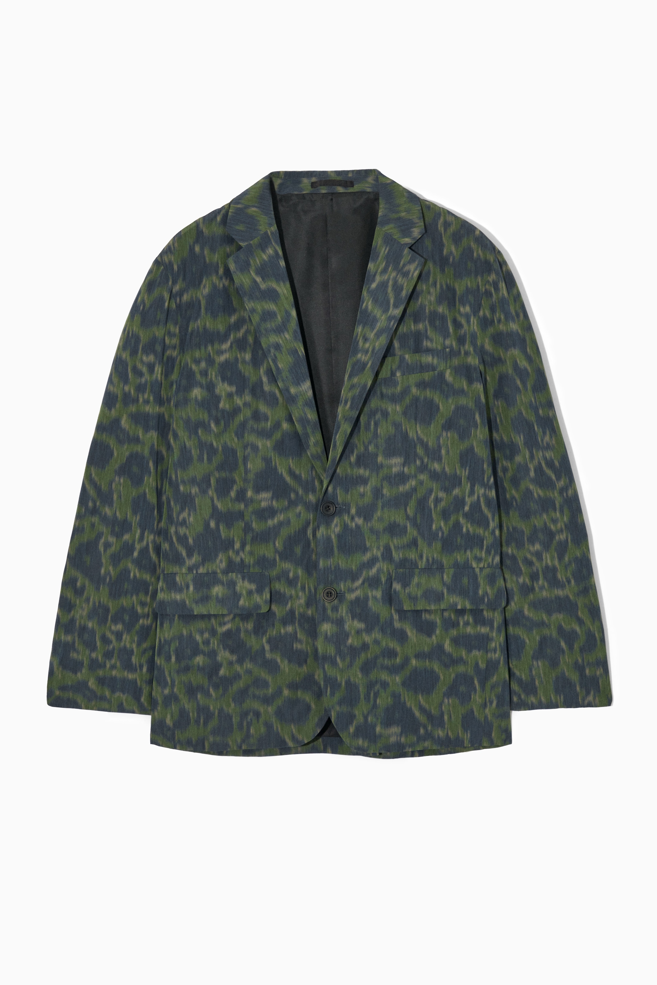 View larger image: ANIMAL-JACQUARD SINGLE-BREASTED BLAZER - REGULAR - KHAKI / BROWN - Men | H&M GB 1
