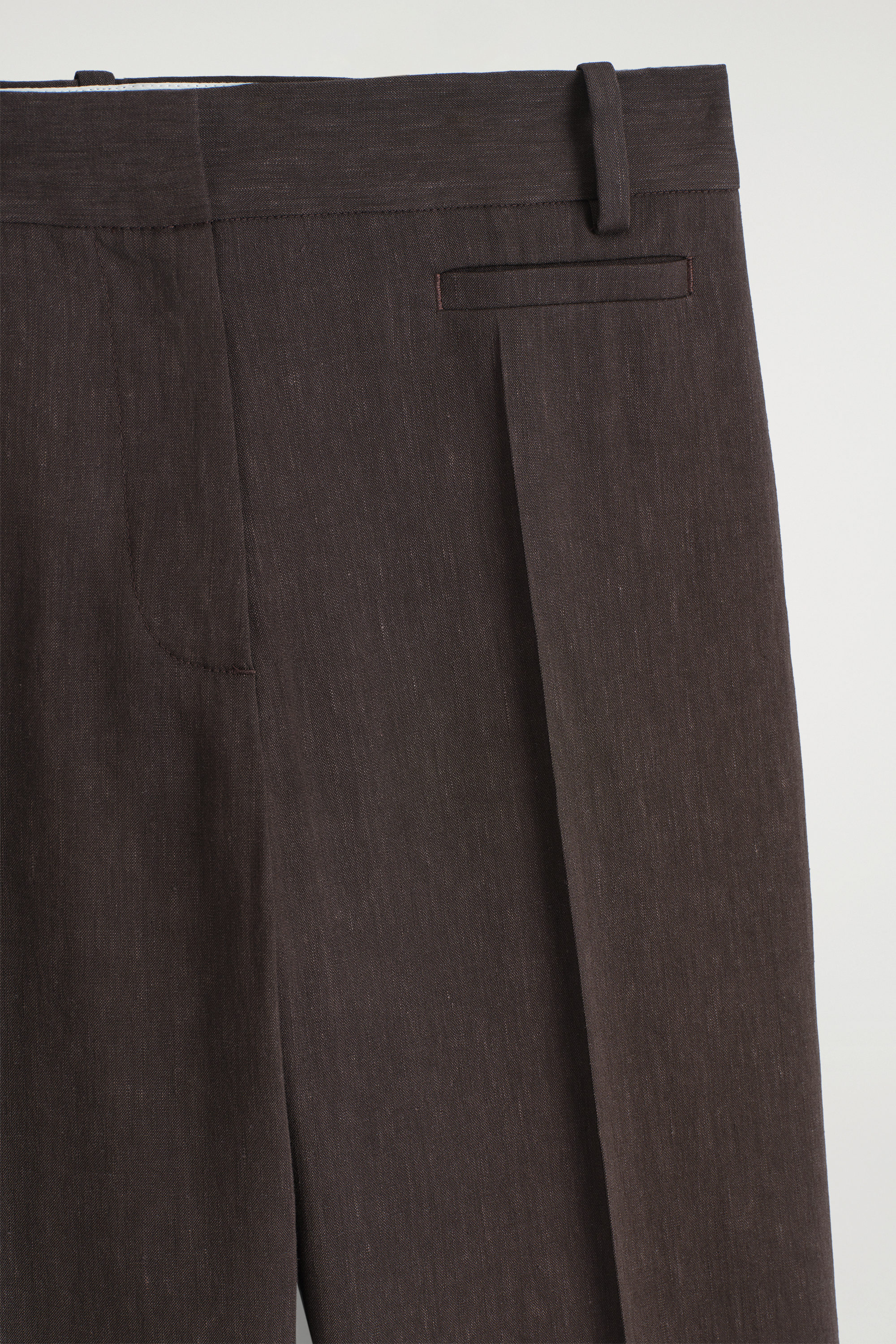 Pantalon En Lin Décontracté CASPAR KH020 - Coupe Large, Ceinture élastique, Poches Obliques - Fabriqué En Italie - 9